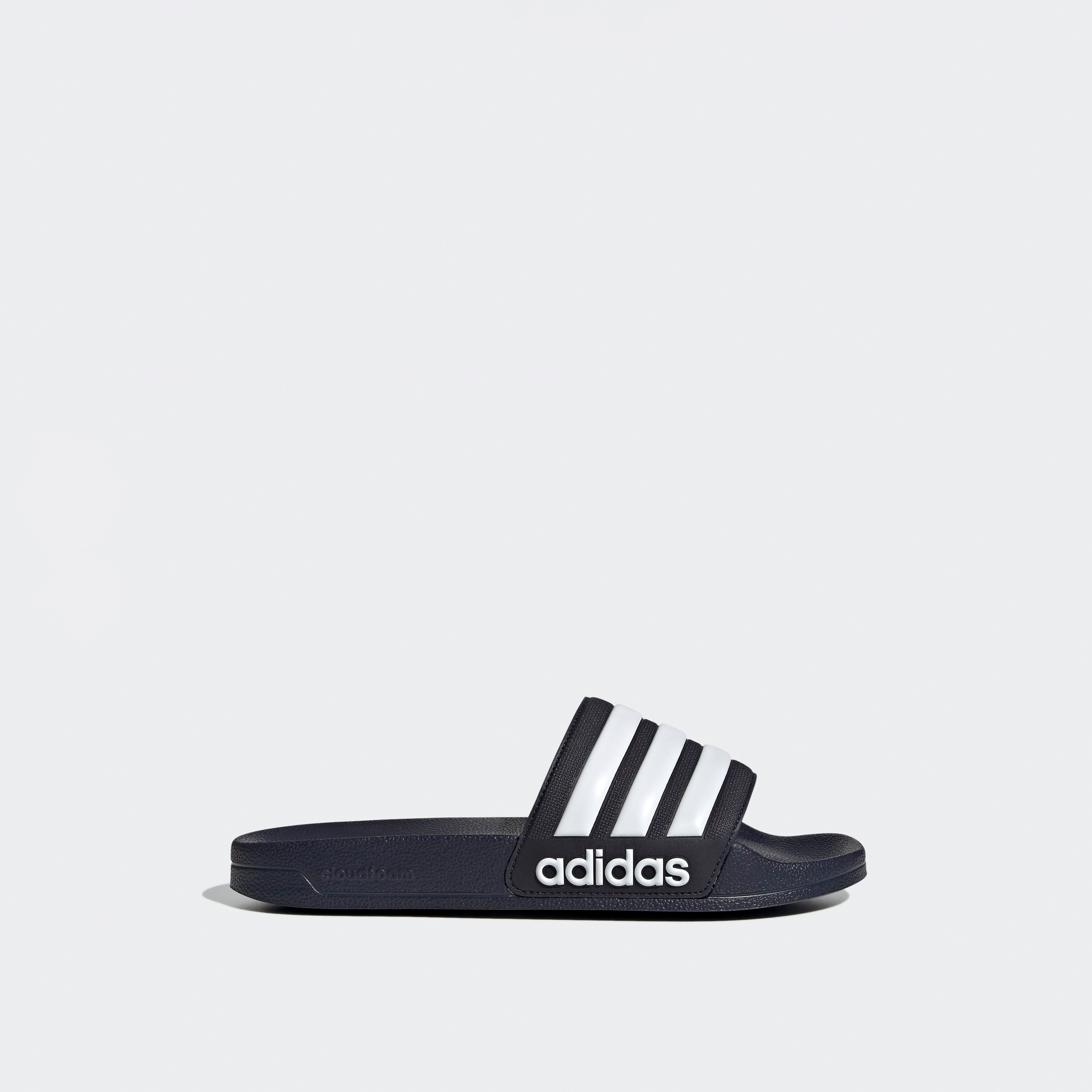 Adidas Men Adilette Shower Logo Embossed Slides-sports-men-shoes-image-2