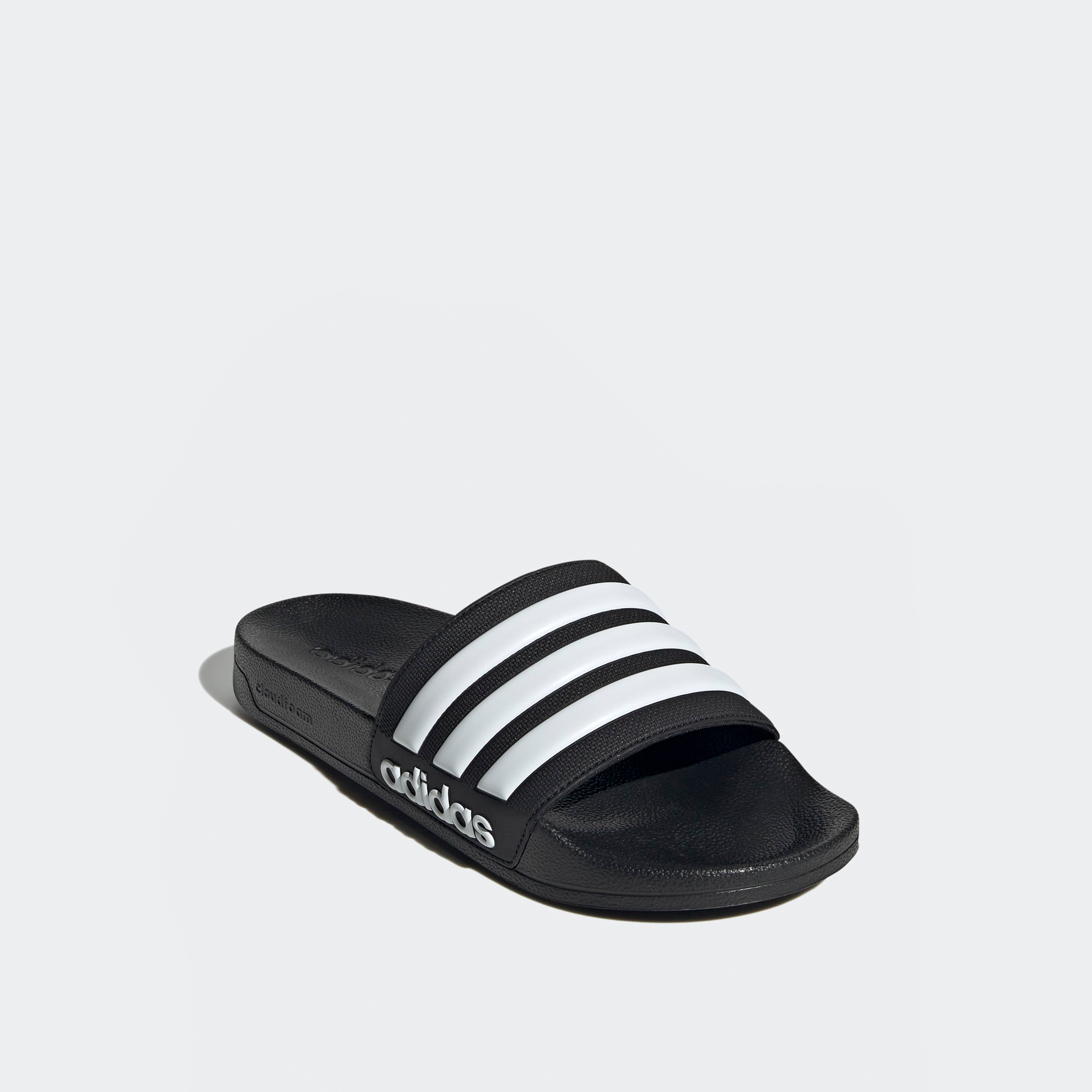 Adidas Men Adilette Shower Logo Embossed Slides-sports-men-shoes-image-1