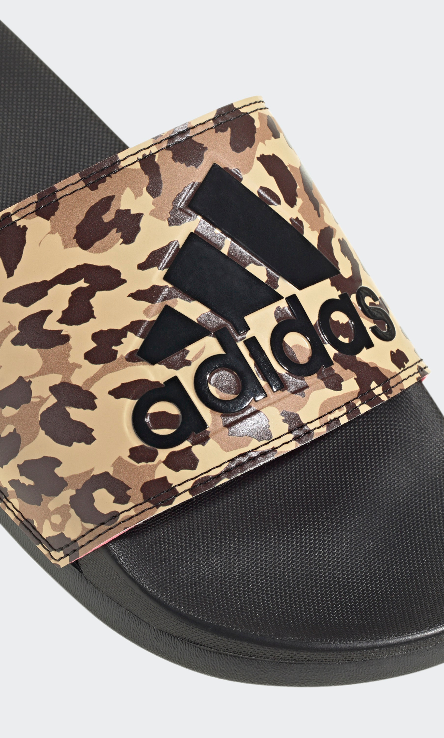 Adidas animal print discount slides