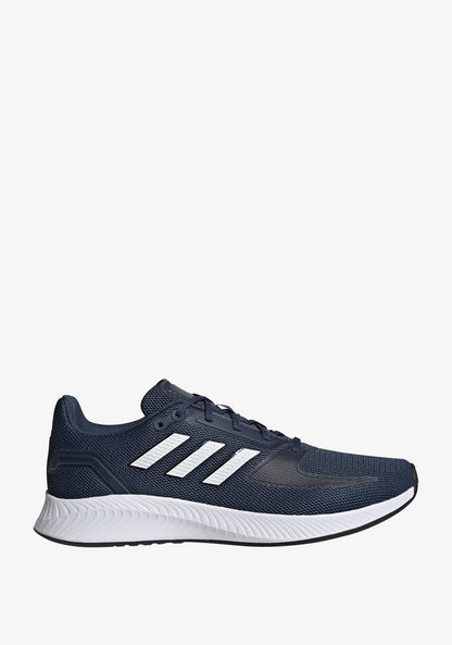 Adidas Men's Textured Lace-Up Running Shoes - RUNFALCON 20