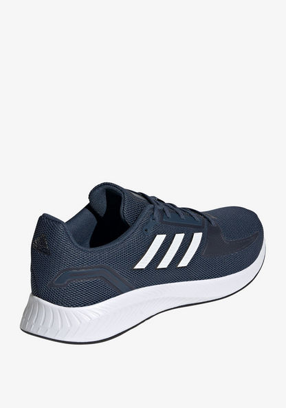 Adidas Men's Textured Lace-Up Running Shoes - RUNFALCON 20