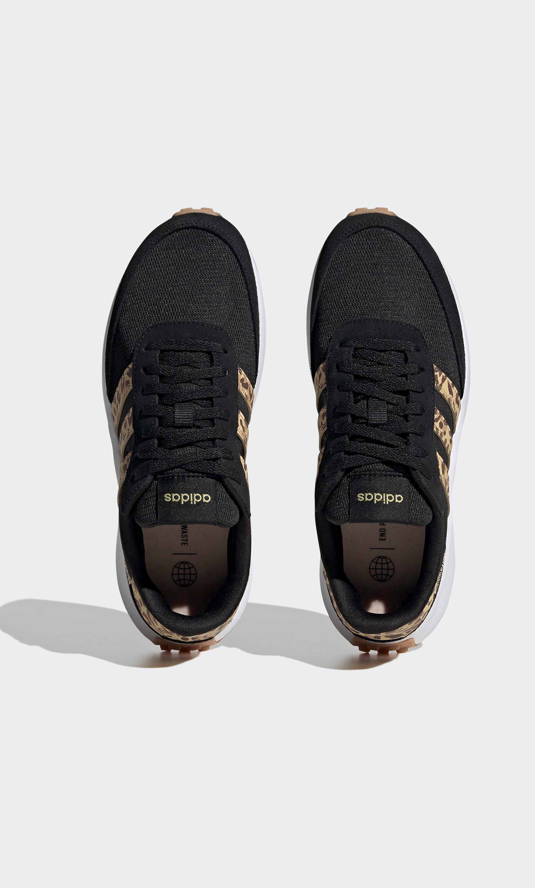 Adidas running shoes outlet women black and gold