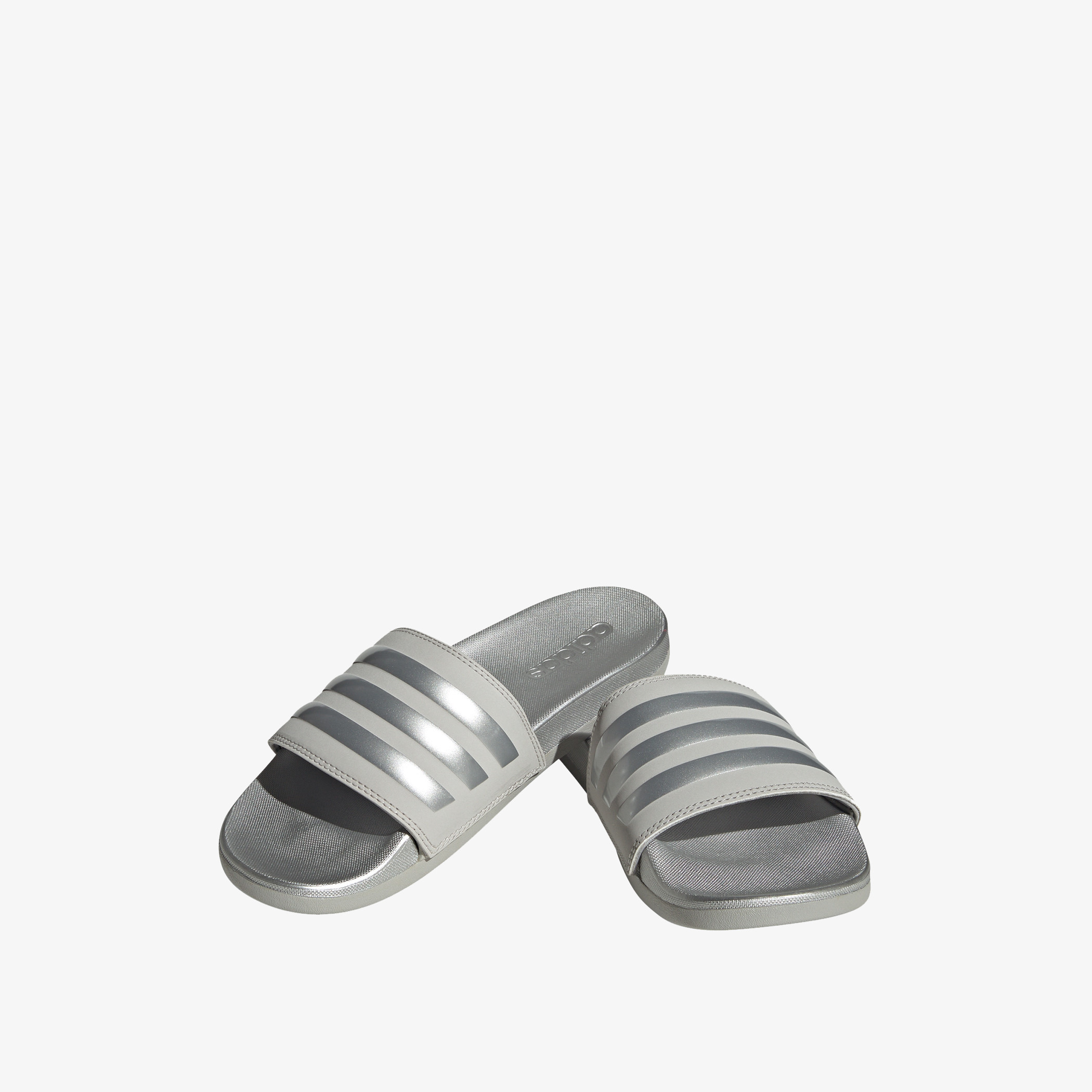 Adidas Silver Sandals | Mercari