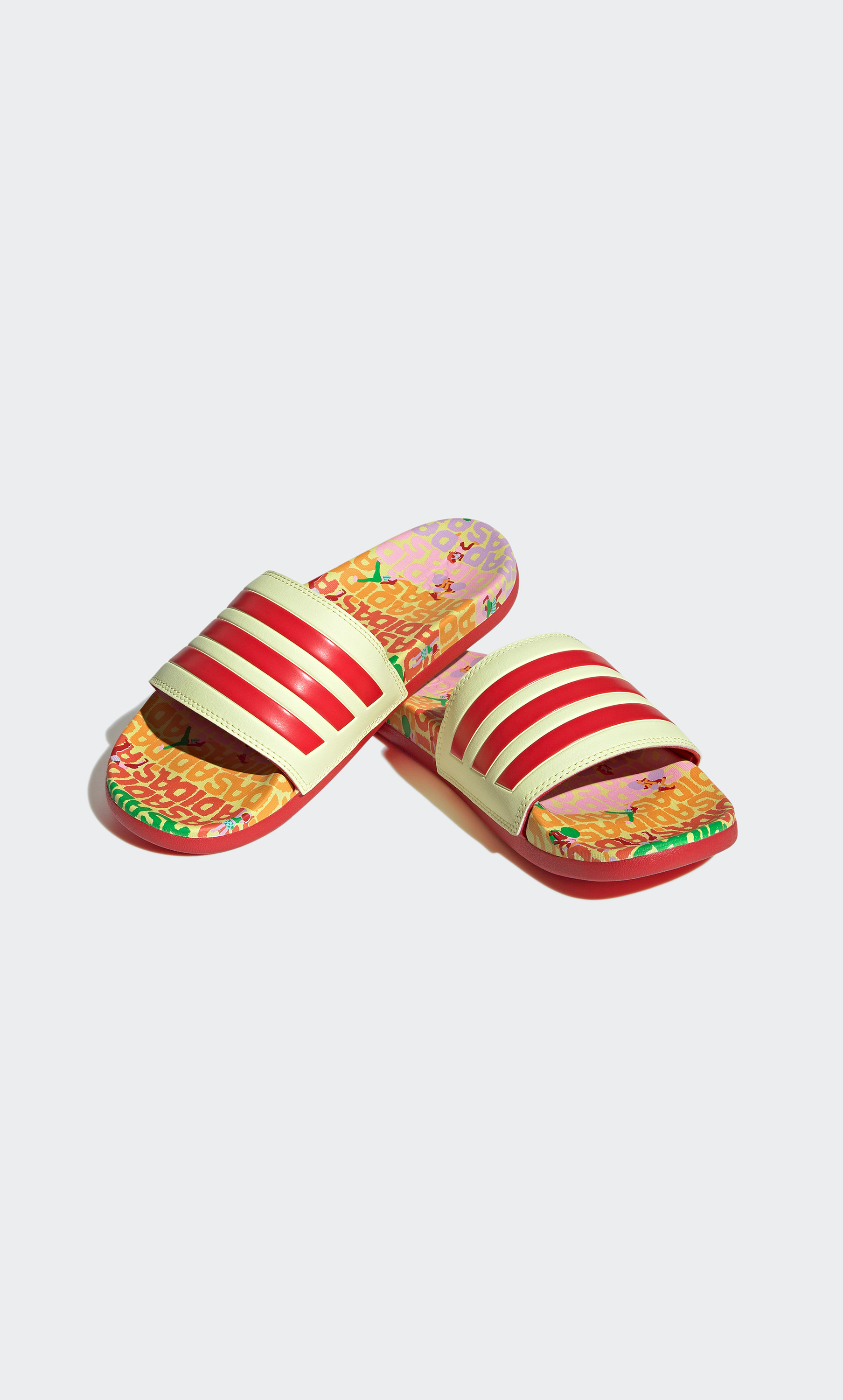 Women's adidas originals adilette farm 2024 slide sandals