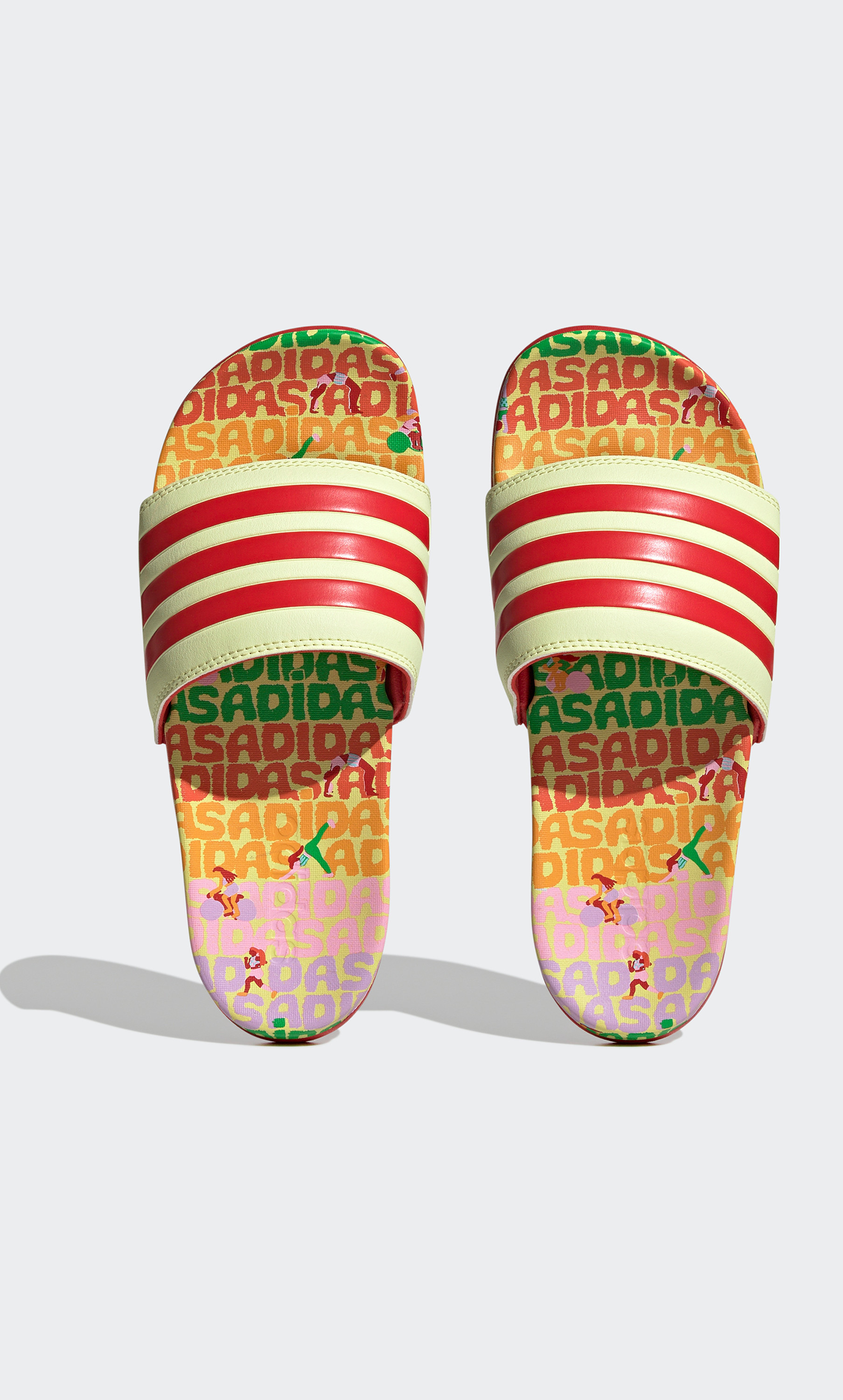 Adidas sales adilette multicolor