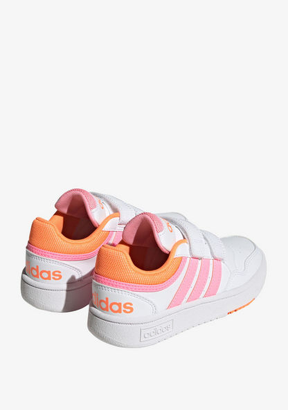 Adidas Girls' Low-Ankle Sneakers with Hook and Loop Closure -HOOPS 3.0 CF C-Girl%27s Sneakers-image-6