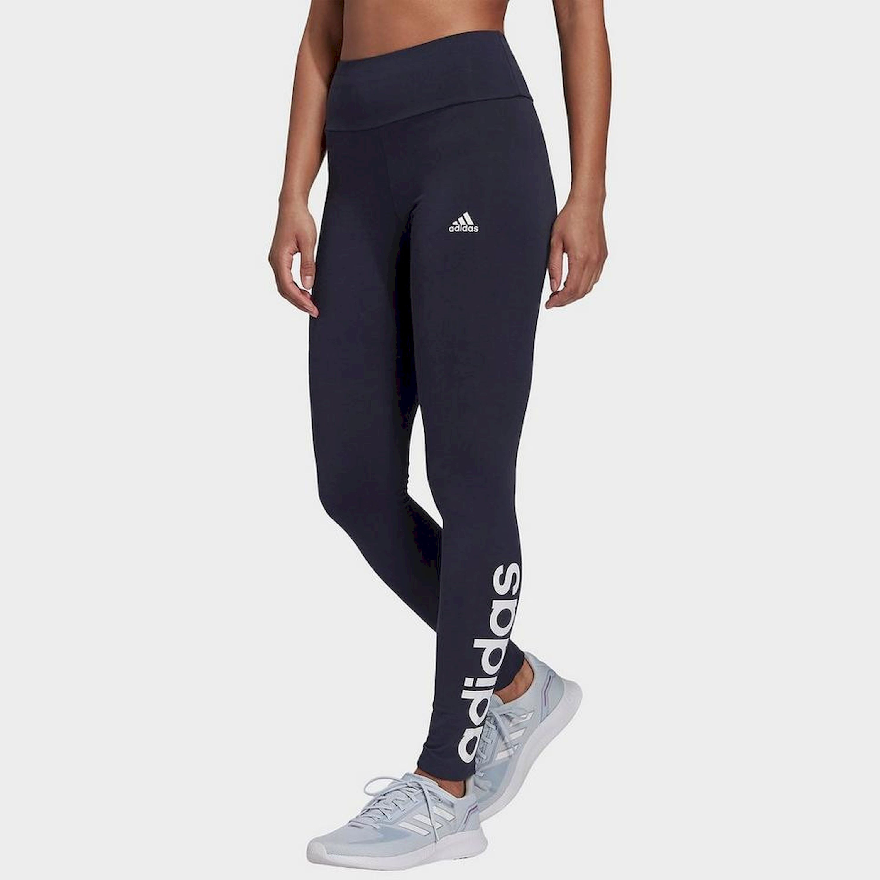 adidas Women's Essentials High-Waisted Logo Leggings H07781 | OE-women-clothing-bottoms-leggings-image-1