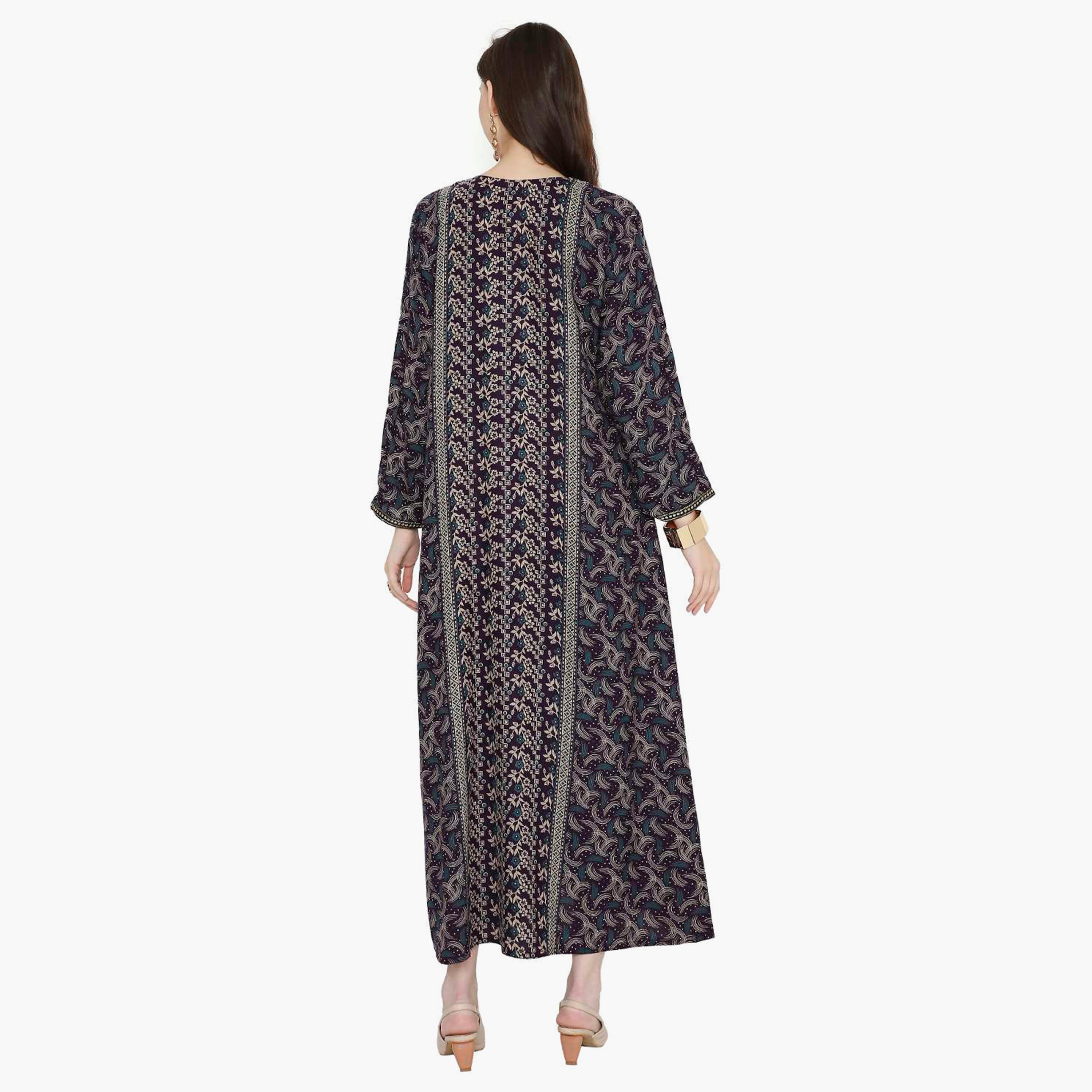 جلابية نسائية مطرزة بعقدة عنق من هانا آند سارة-women-arabicclothing-jalabiyas-image-15