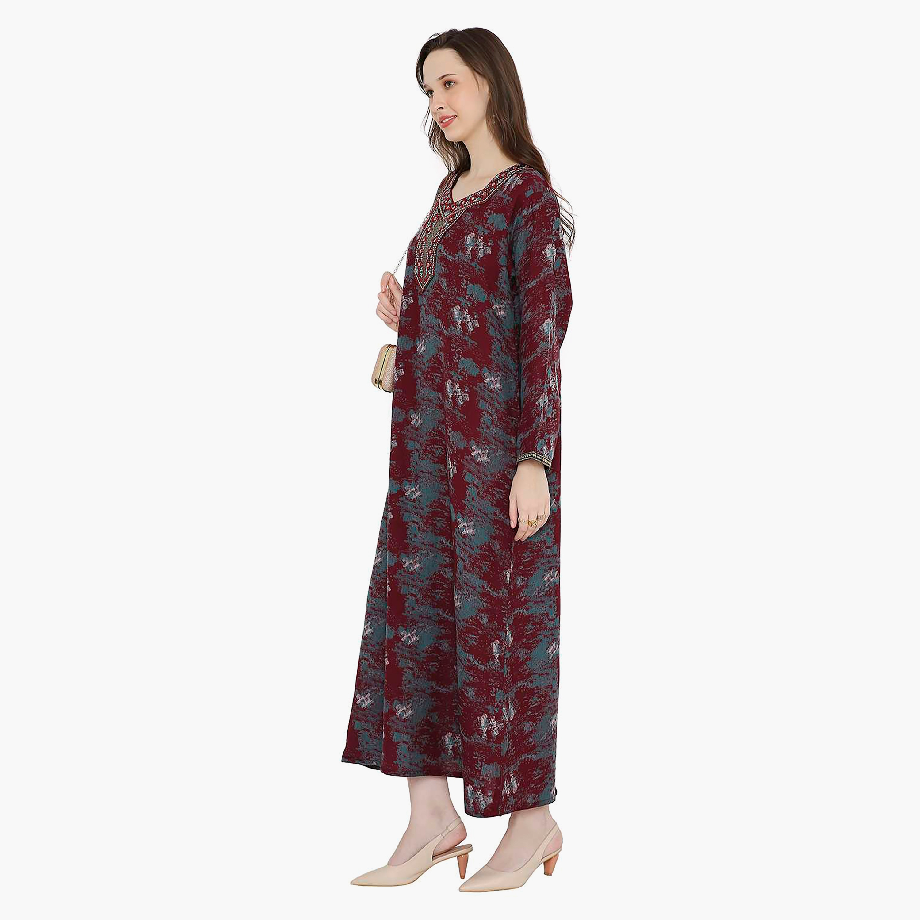 جلابية نسائية مطرزة بعقدة عنق من هانا آند سارة-women-arabicclothing-jalabiyas-image-14