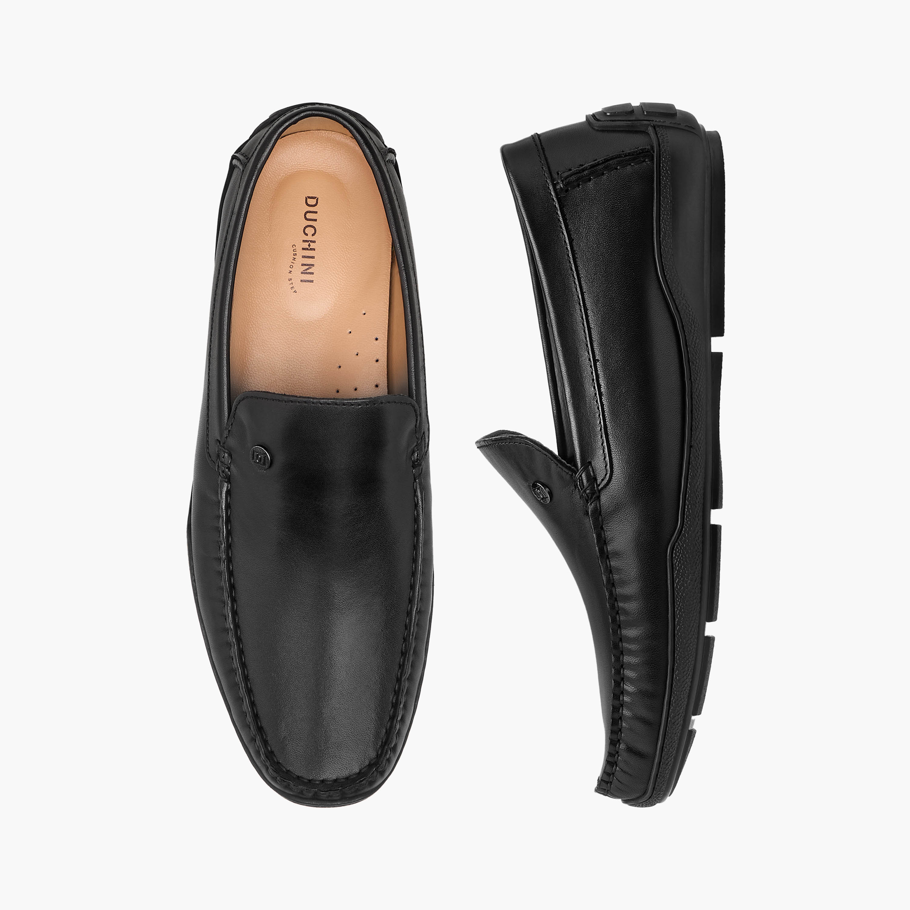 Duchini Men Genuine Leather Slip-On Moccasins-men-shoes-loafersandmoccasins-image-1