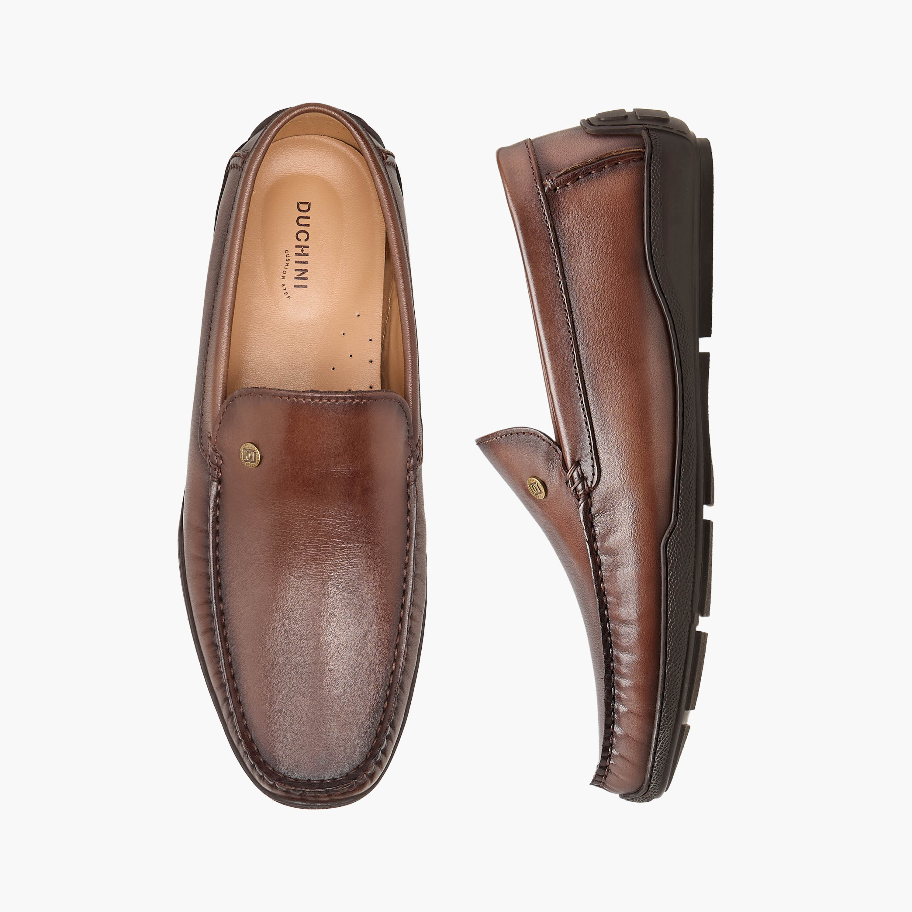 Duchini Men Genuine Leather Slip-On Moccasins-men-shoes-loafersandmoccasins-image-1