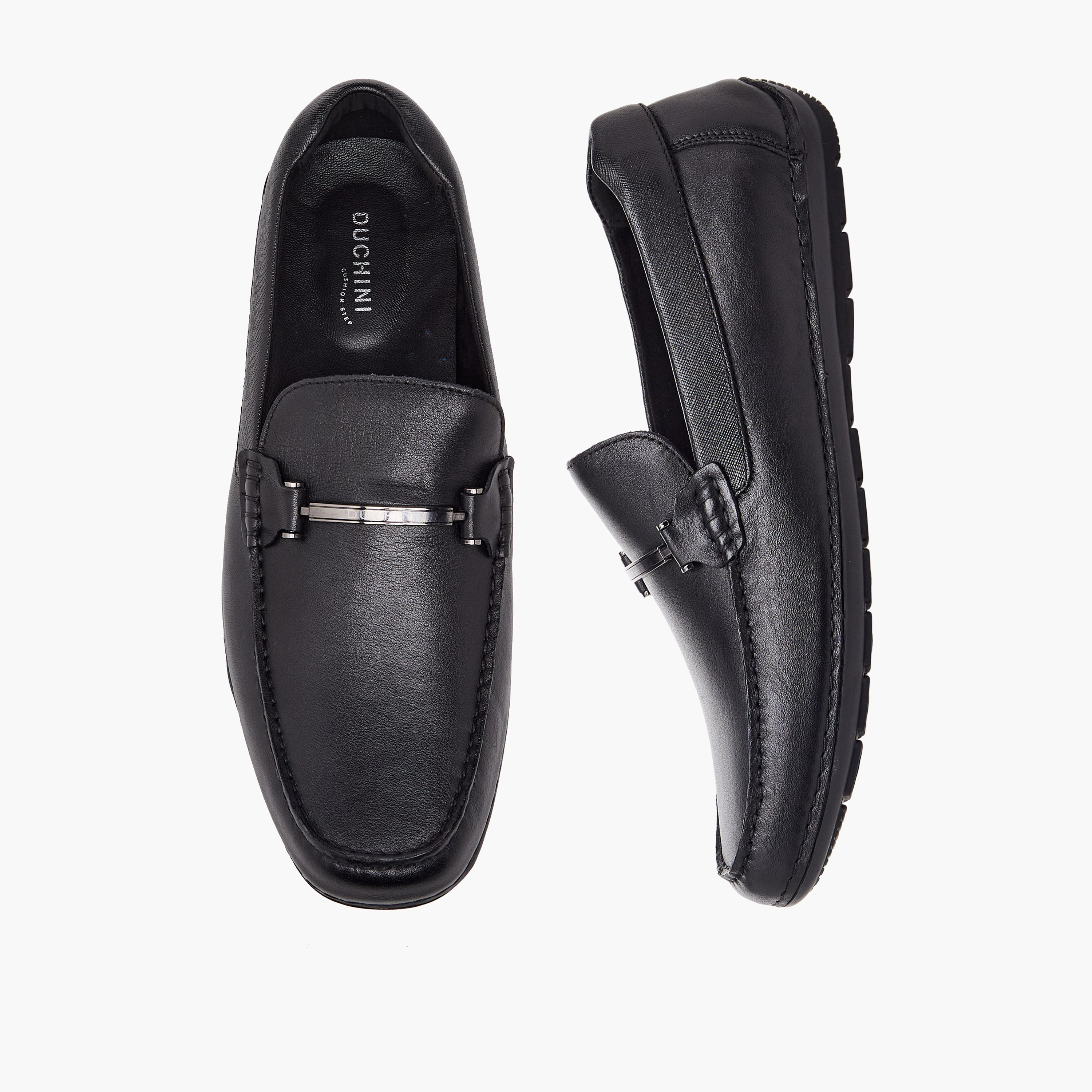 حذاء سهل الارتداء جلد مزين للرجال من دوتشيني-men-shoes-formalshoes-image-1
