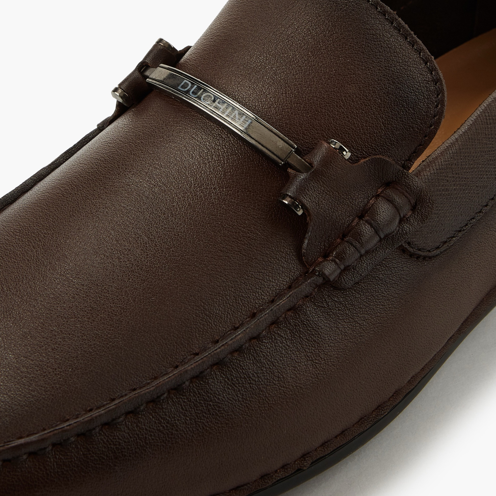 Duchini Men Horsebit Accent Leather Loafers-men-shoes-formalshoes-image-4