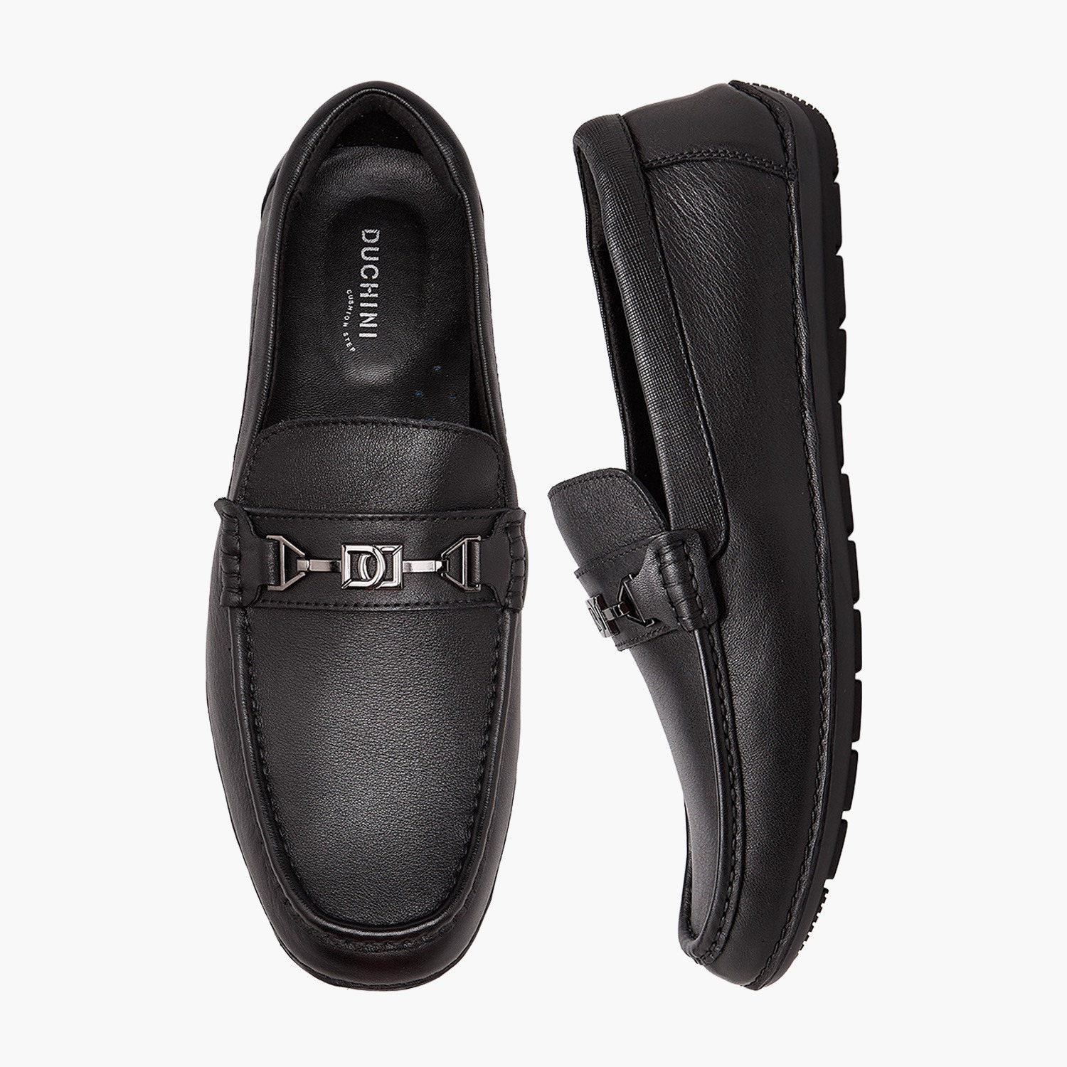 حذاء لوفر جلد بتزيين معدن للرجال من دوتشيني-men-shoes-formalshoes-image-1