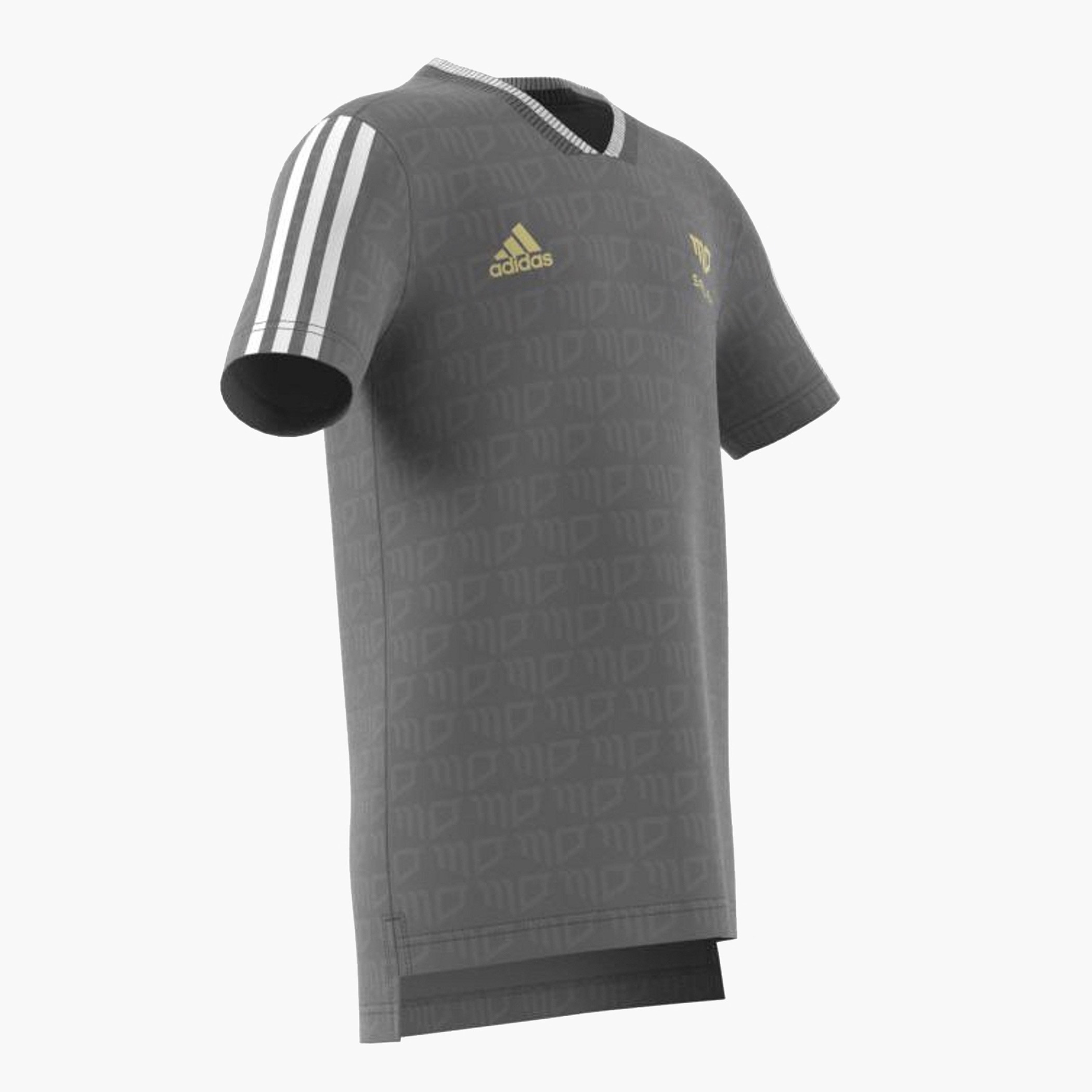 تيشيرت جيرسي بأكمام قصيرة وطبعات مو صلاح من أديداس-sports-boys-clothing-tops-image-4