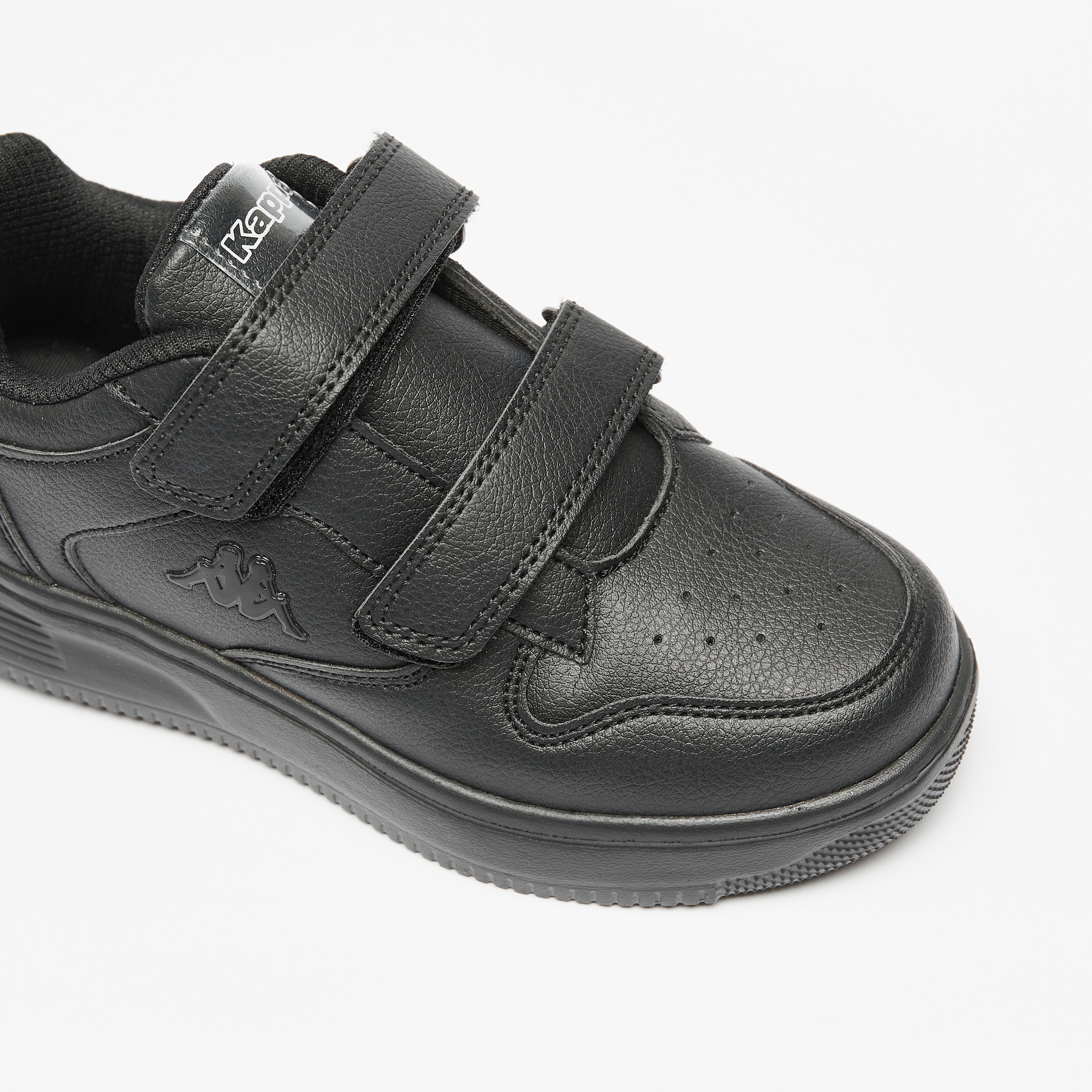 حذاء سنيكرز بطول الكاحل ونعل لا ينزلق وشريط إغلاق للأطفال من كابا-girls-shoes-schoolshoes-image-1