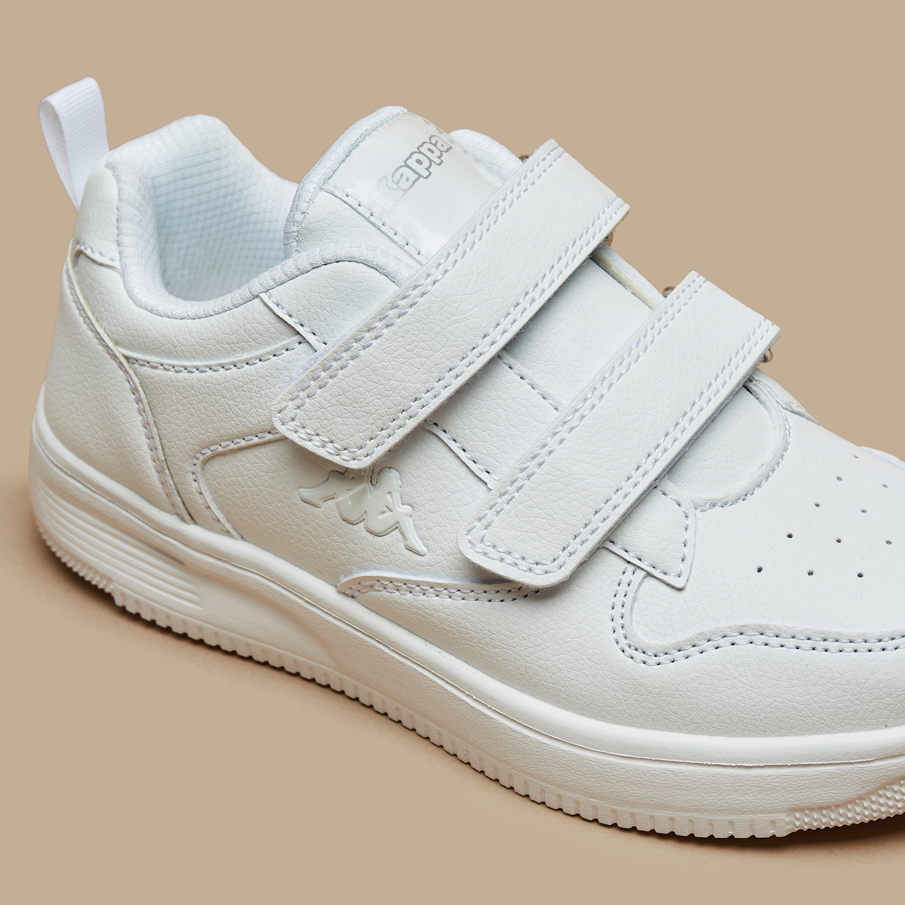 Kappa Kids Hook & Loop Ankle Sneakers Grippy Sole Shoes-girls-shoes-sports-image-5