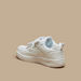 Kappa Textured Sneakers with Hook and Loop Closure-Girl%27s School Shoes-thumbnailMobile-1