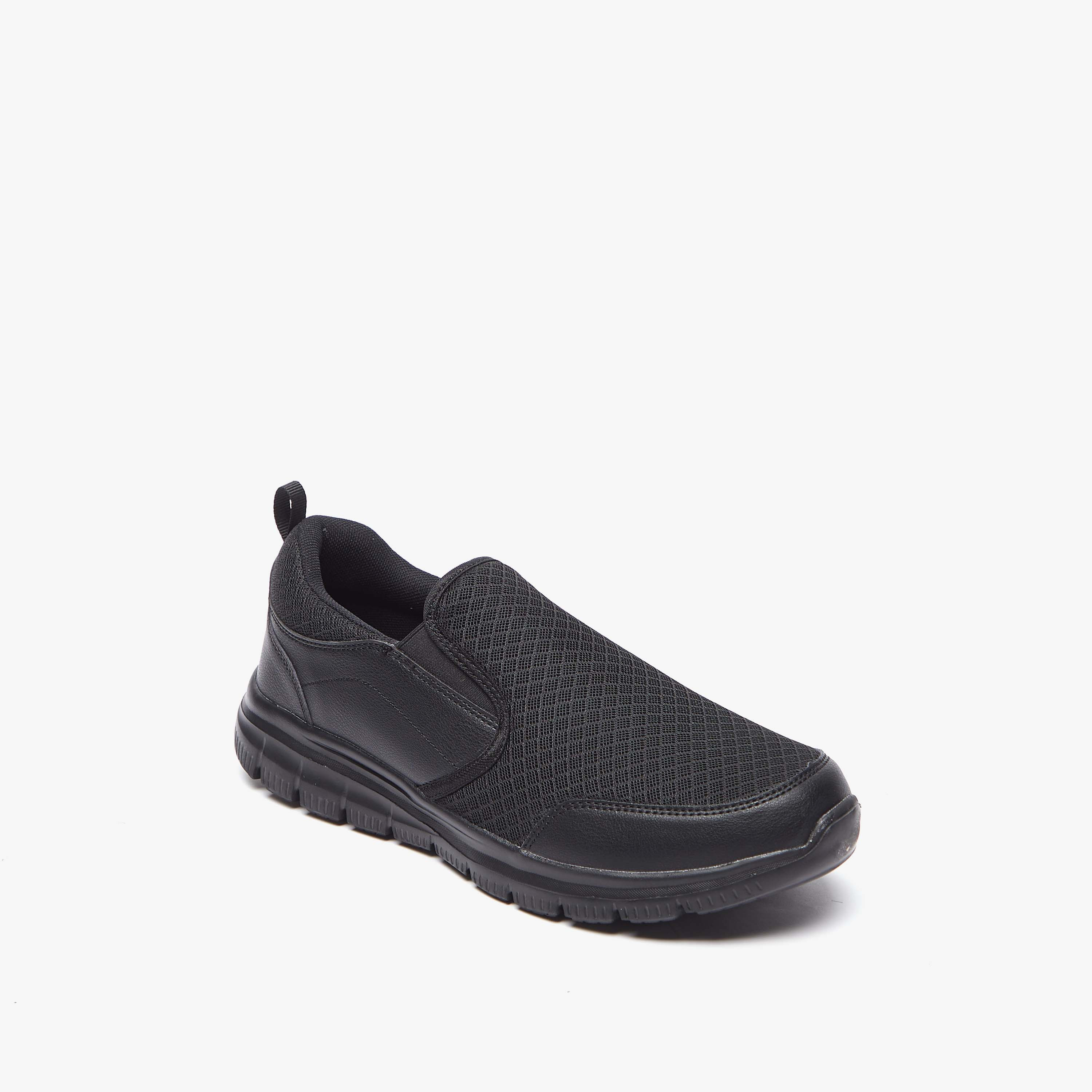 Shop Dash Textured Slip On Walking Shoes Online Splash UAE