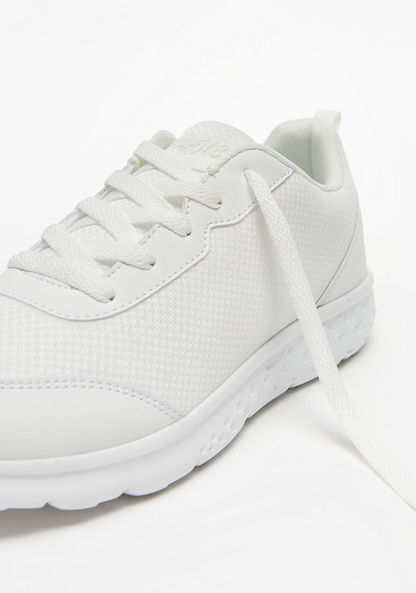#tag18. Textured Sneakers with Lace-Up Closure-Women%27s Sneakers-image-4