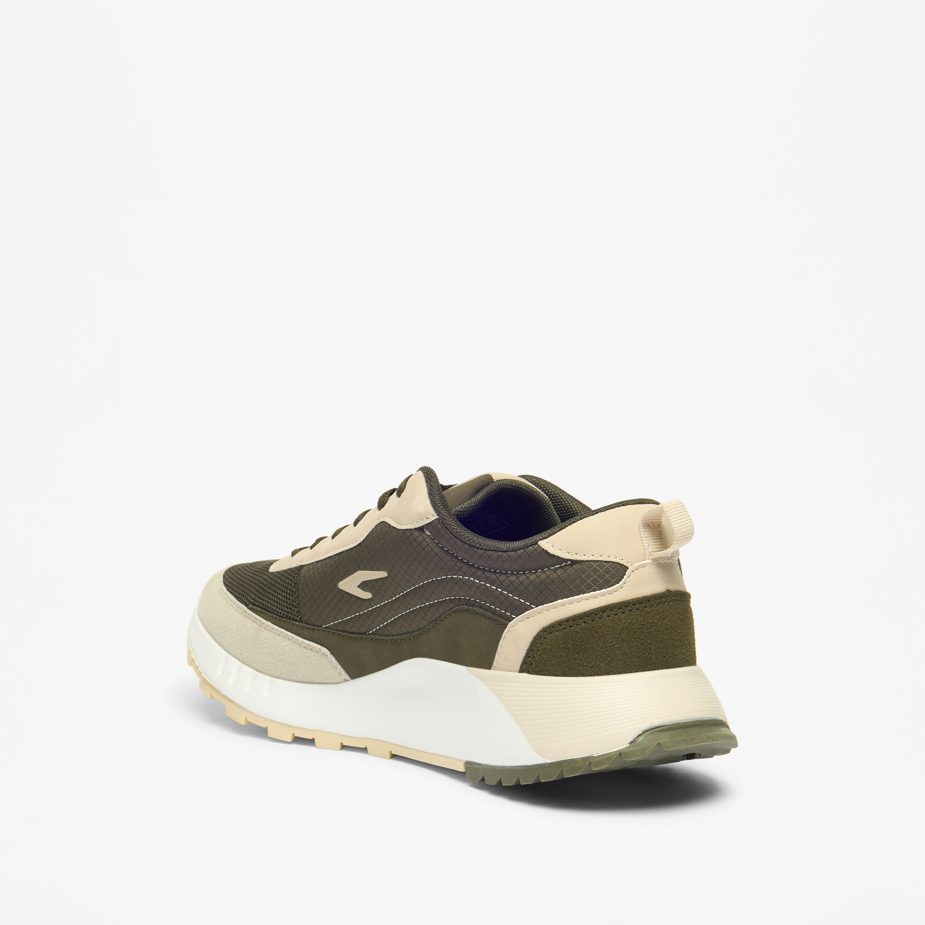 Dash Colourblock Lace-Up Sports Shoes with Cushioning-sports-men-shoes-image-2