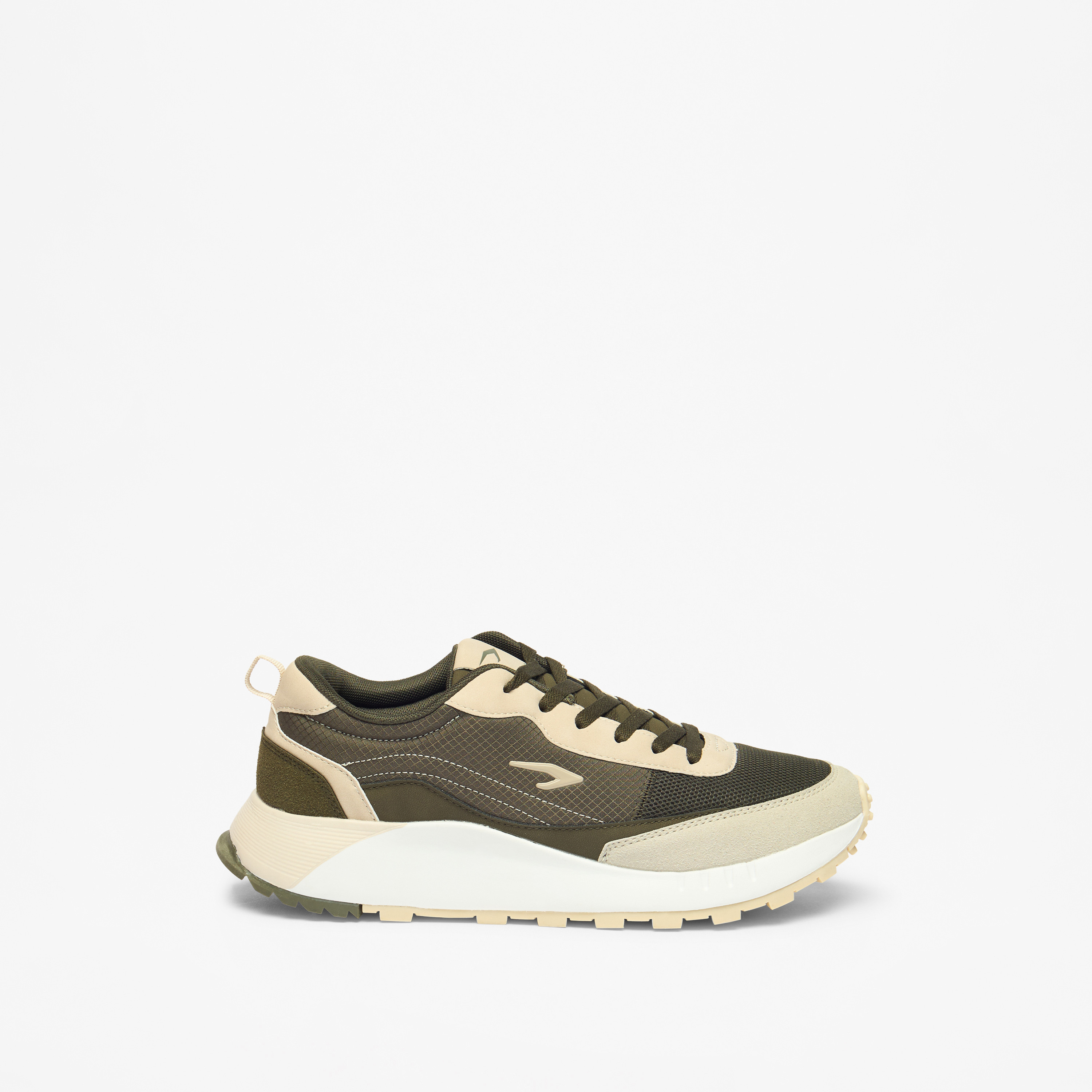Dash Colourblock Lace-Up Sports Shoes with Cushioning-sports-men-shoes-image-3