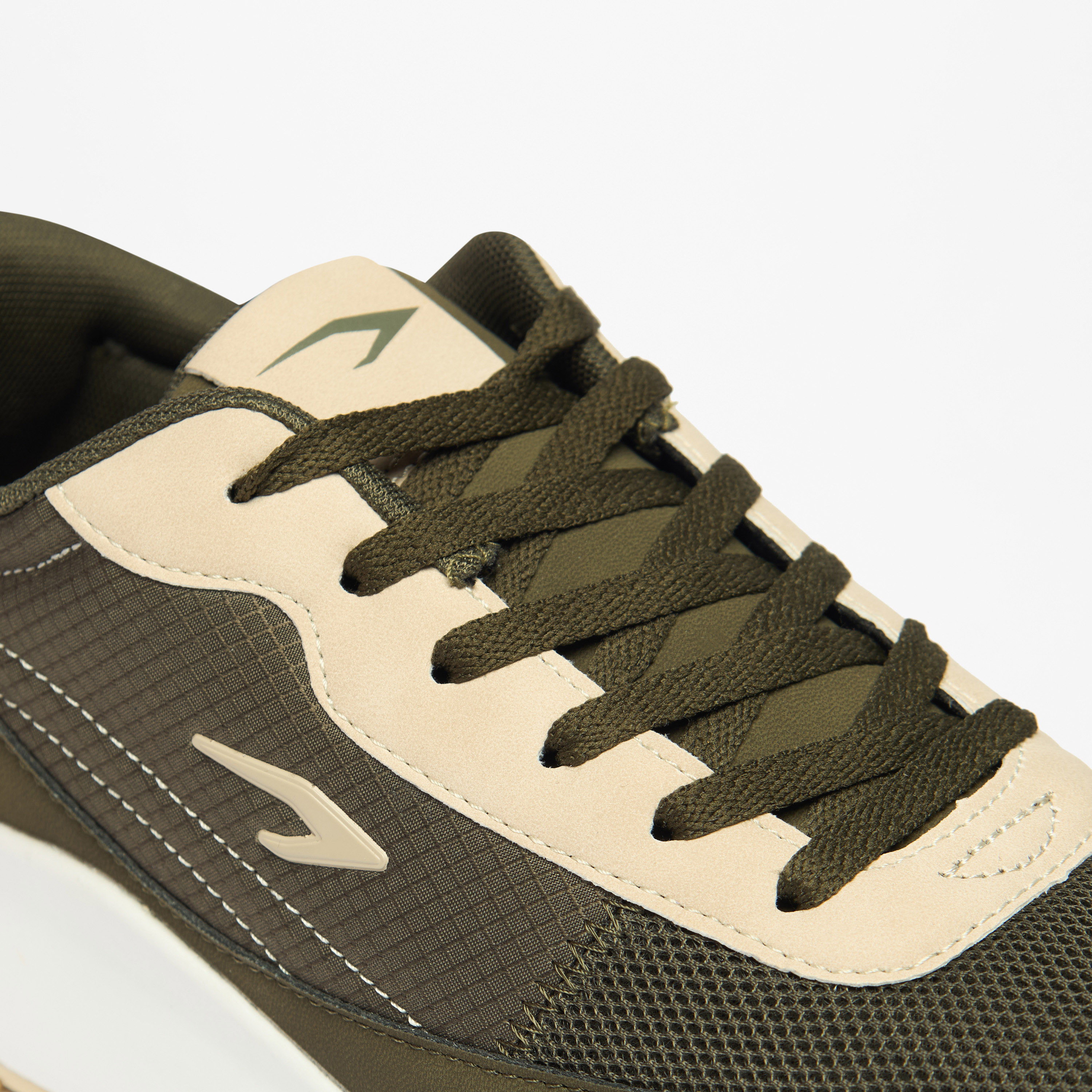Shop Dash Colourblock Lace-Up Sports Shoes with Cushioning