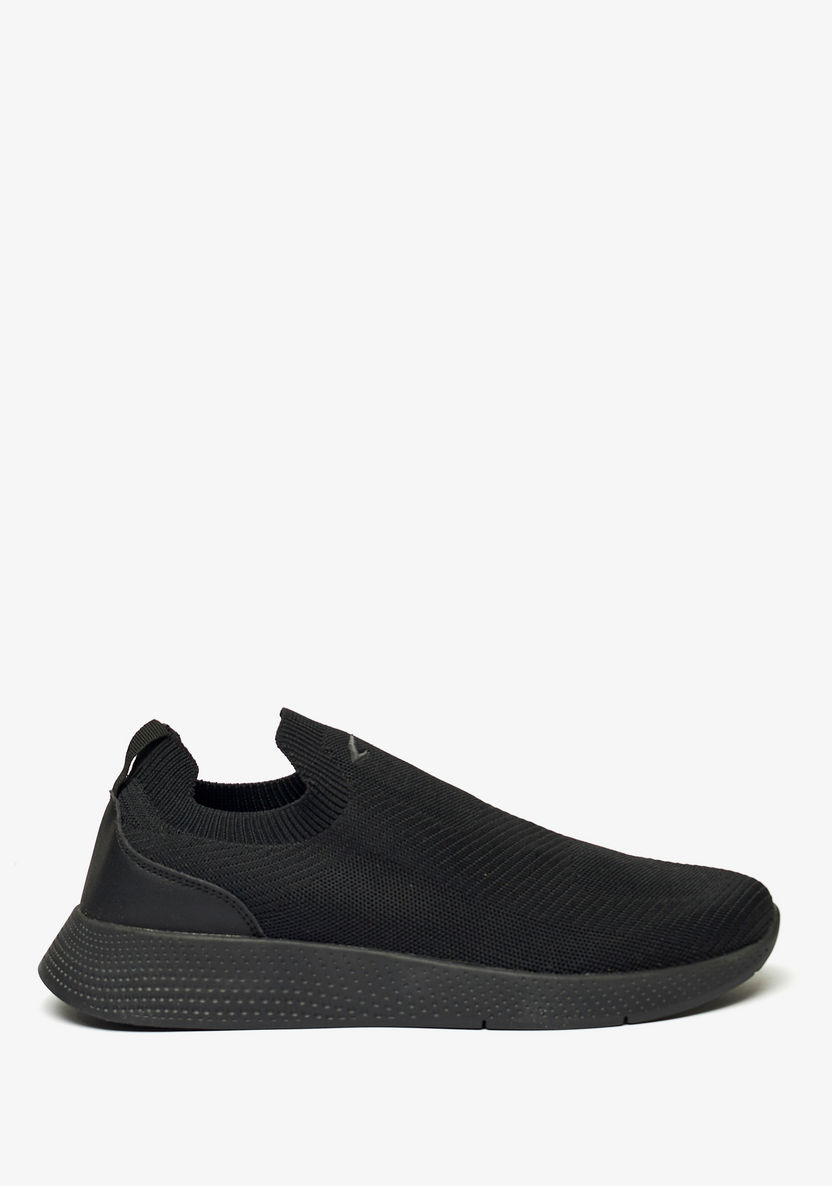 Dash Textured Slip-On Sneakers with Pull Tabs-Men%27s Sneakers-image-1