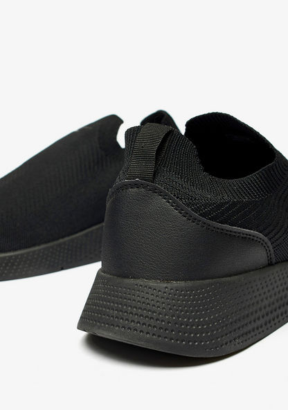 Dash Textured Slip-On Sneakers with Pull Tabs-Men%27s Sneakers-image-3