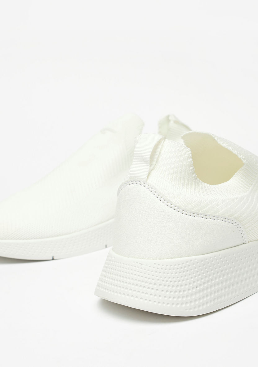 Dash Textured Slip-On Sneakers with Pull Tabs-Men%27s Sneakers-image-3