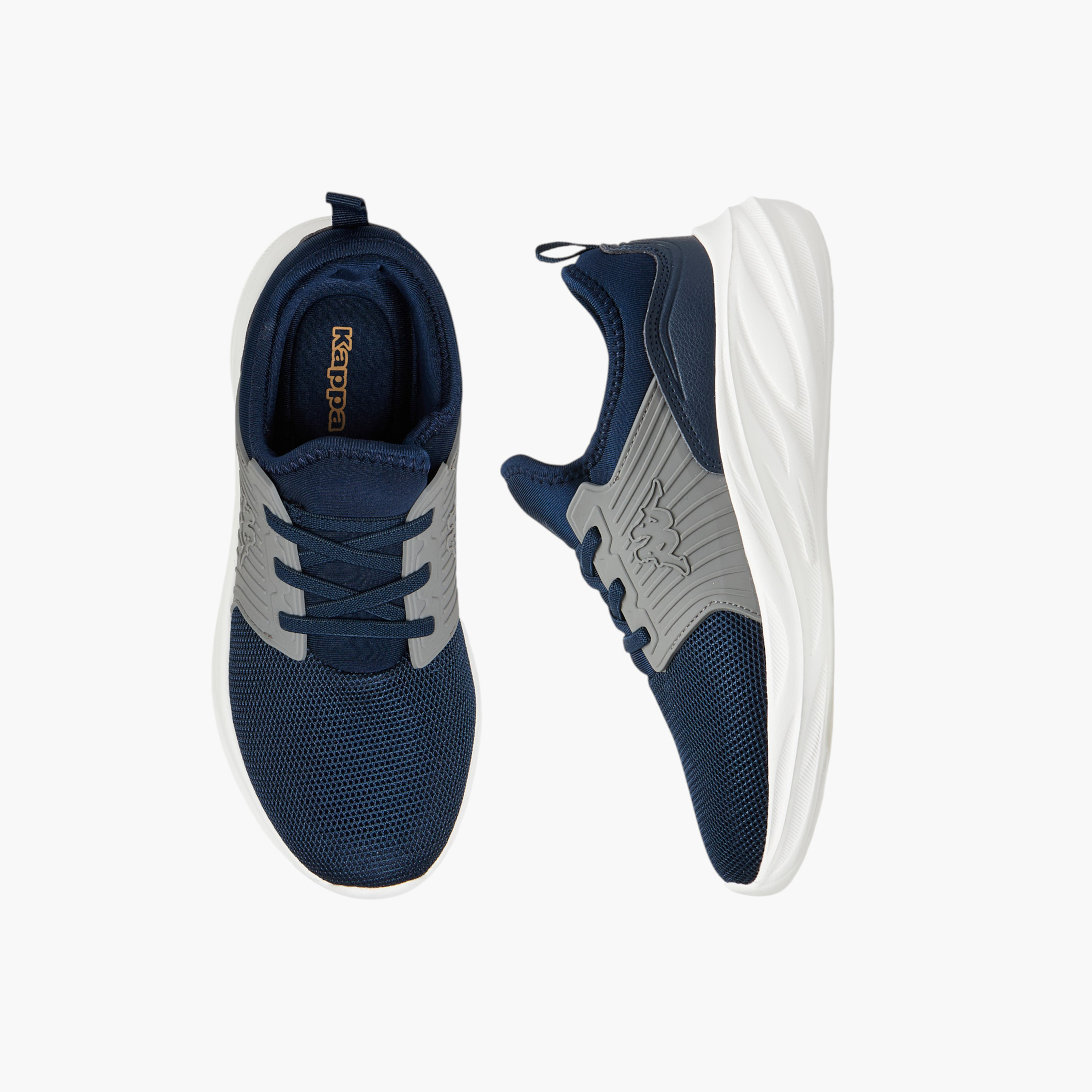 Kappa Boys Lace-Up Cushioned Sole Shoes-sports-boys-shoes-image-1