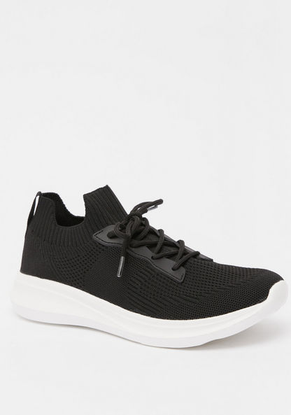 Dash Textured Lace-Up Walking Shoes
