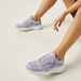 Kappa Women's Textured Lace-up Walking Shoes-Women%27s Sports Shoes-thumbnail-1