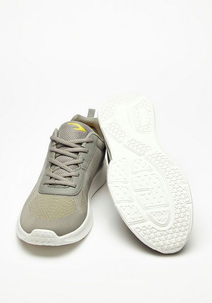 Dash Textured Lace-Up Sneakers-Men%27s Sports Shoes-image-1