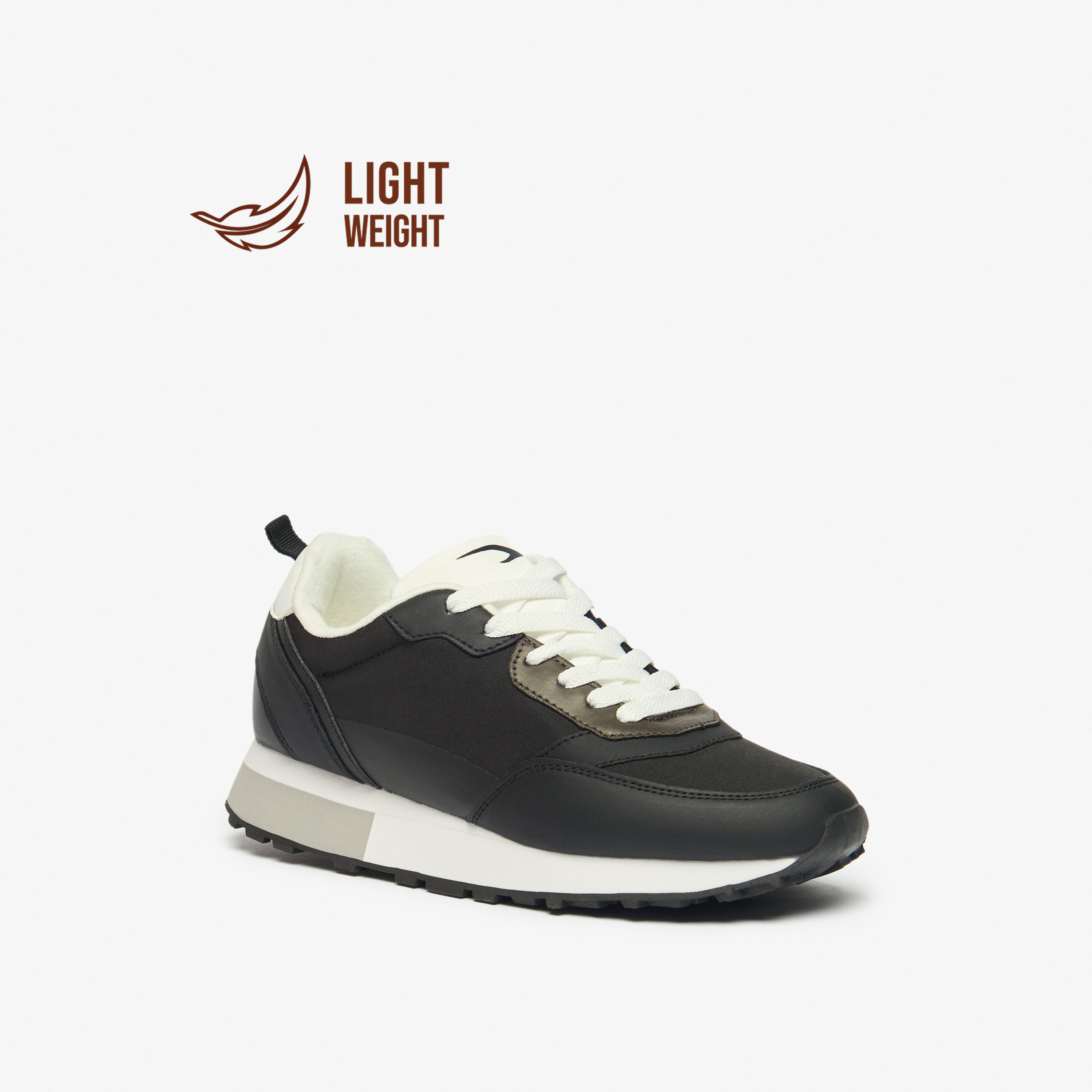 Dash Colourblock Lightweight Sneakers with Lace-Up Closure-women-shoes-sneakers-image-1