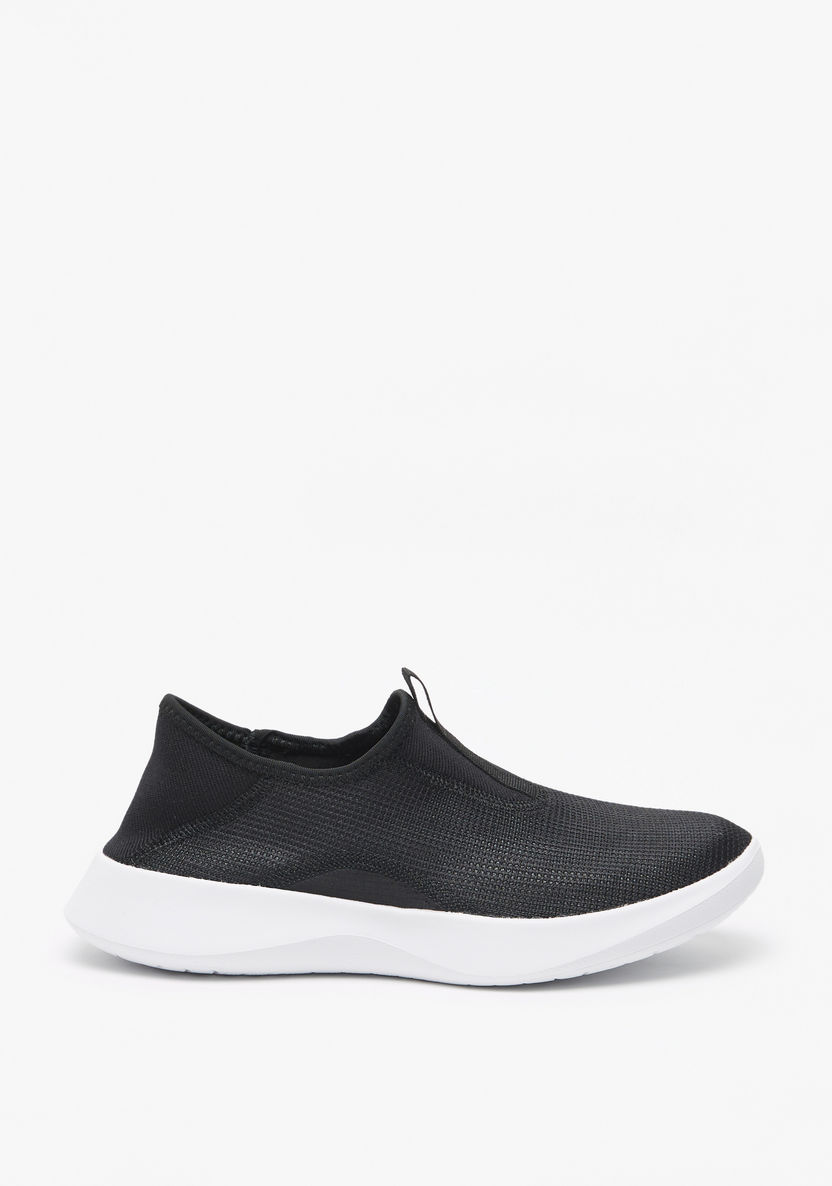 Dash Textured Slip-On Walking Shoes-Women%27s Sports Shoes-image-2