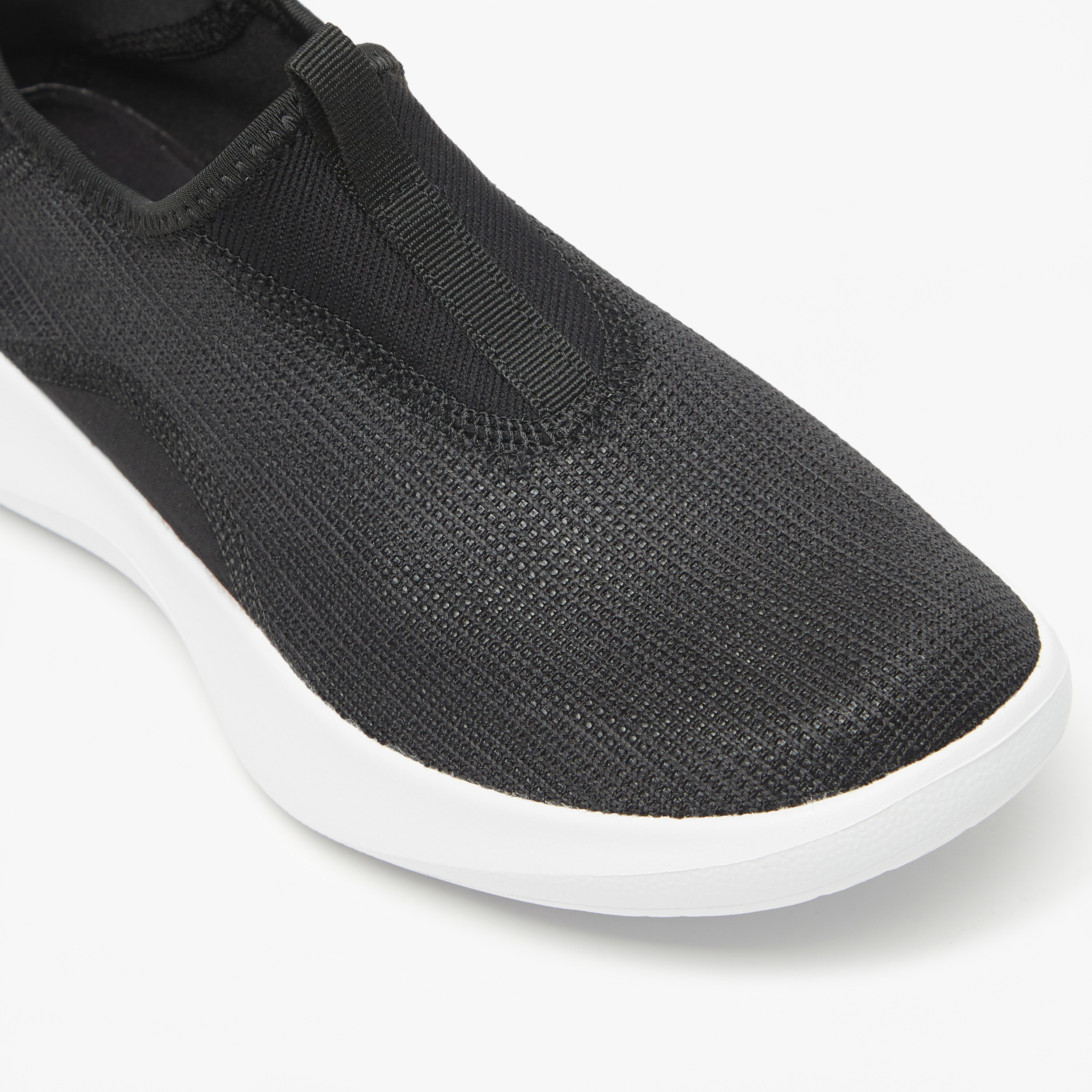 Dash Textured Slip-On Walking Shoes-sports-women-shoes-image-15