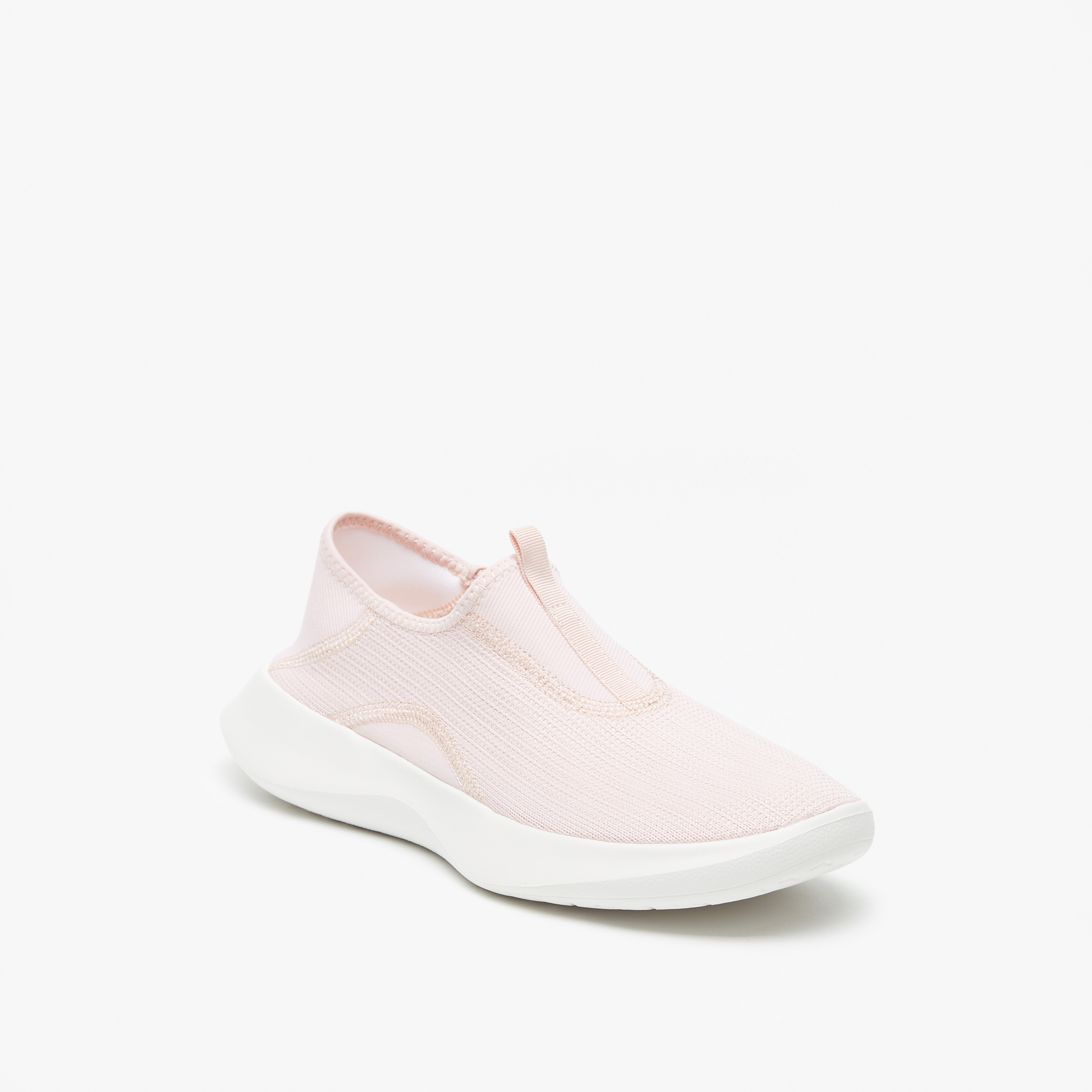 Dash Textured Slip-On Walking Shoes-sports-women-shoes-image-1