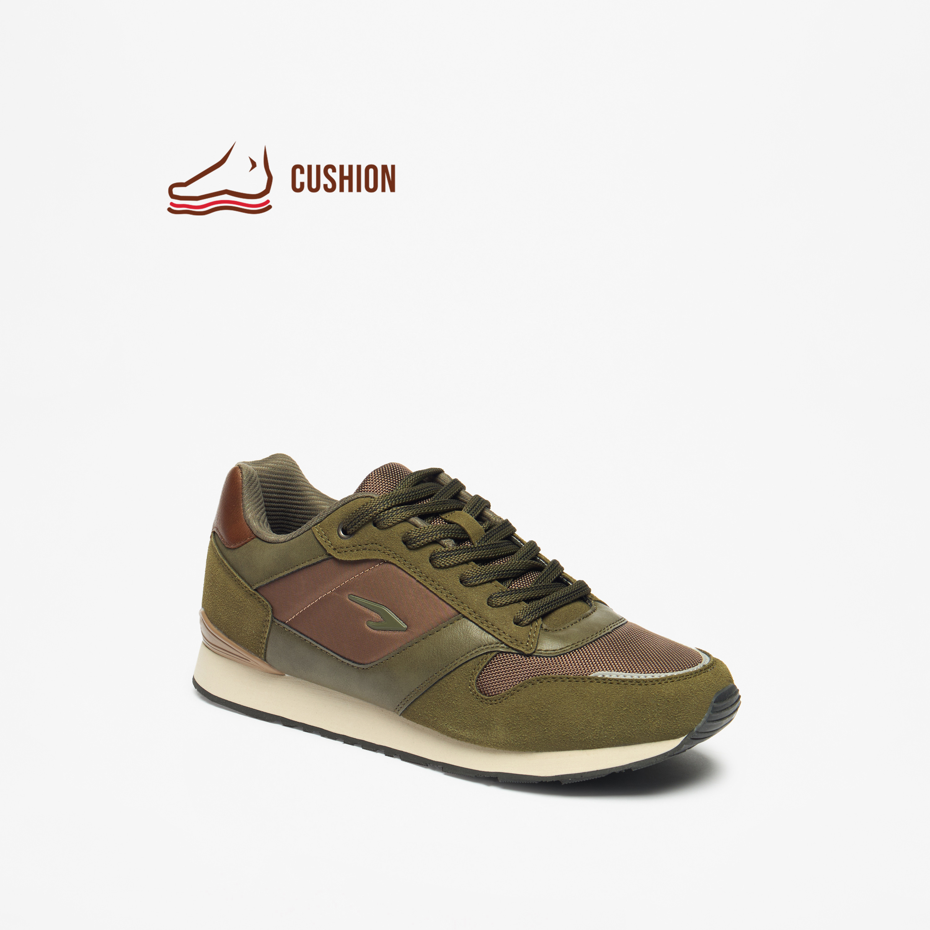 حذاء سنيكرز قوالب ملونة برباط وبطانة من داش-men-shoes-sneakers-image-1