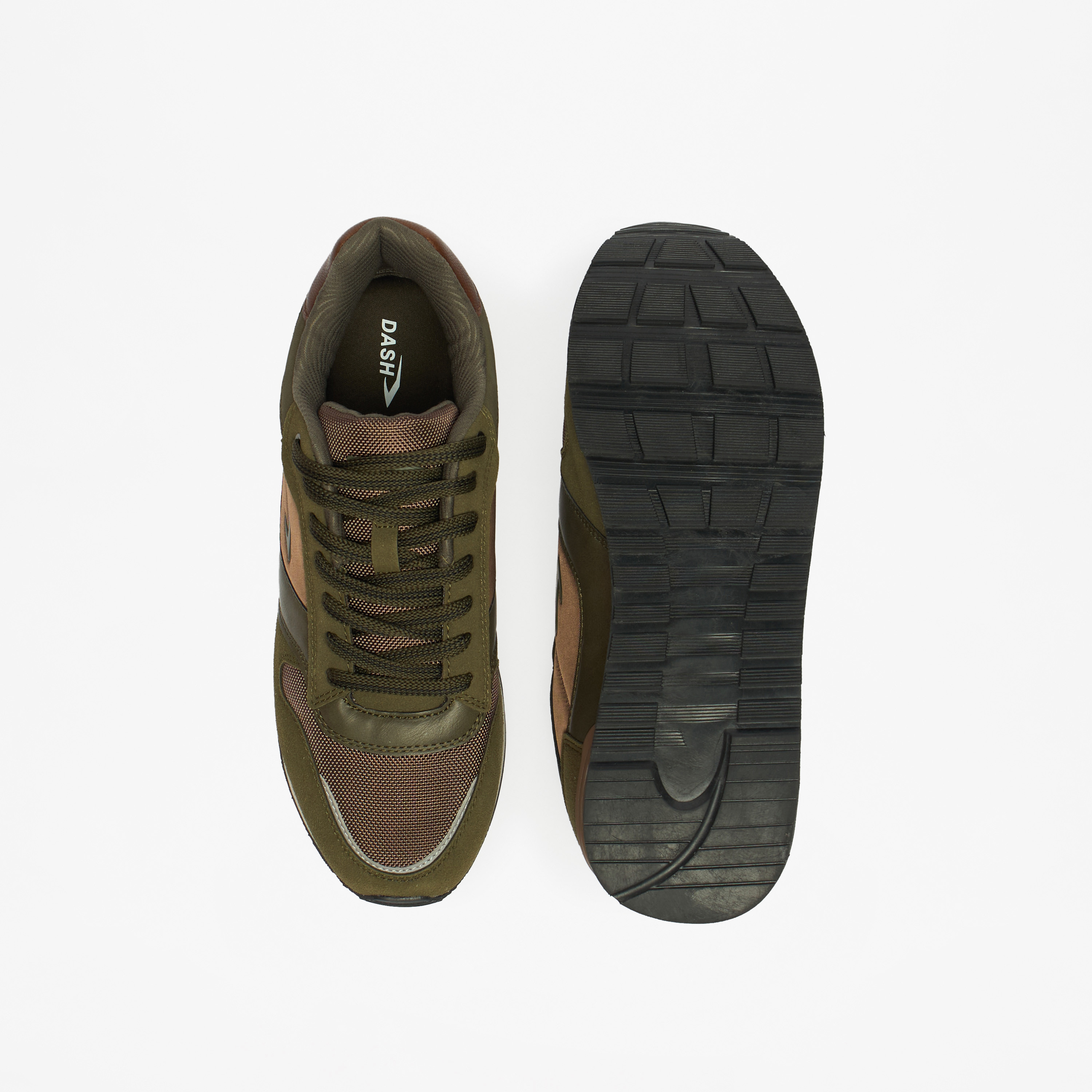 حذاء سنيكرز قوالب ملونة برباط وبطانة من داش-men-shoes-sneakers-image-5