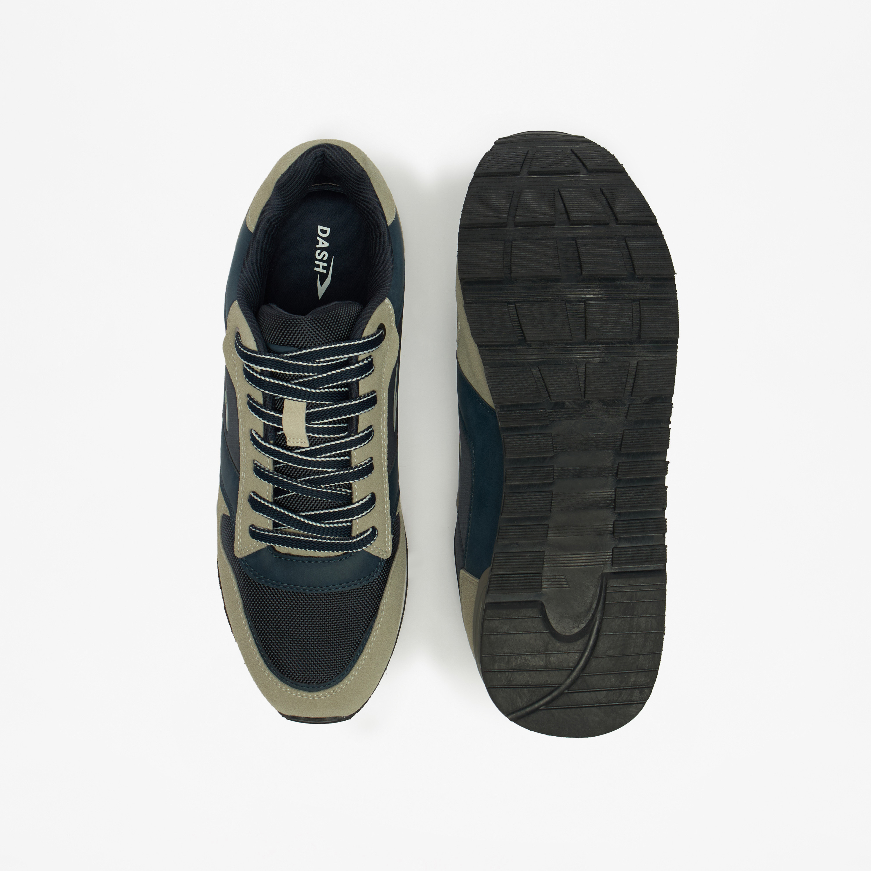 حذاء سنيكرز قوالب ملونة برباط وبطانة من داش-men-shoes-sneakers-image-10