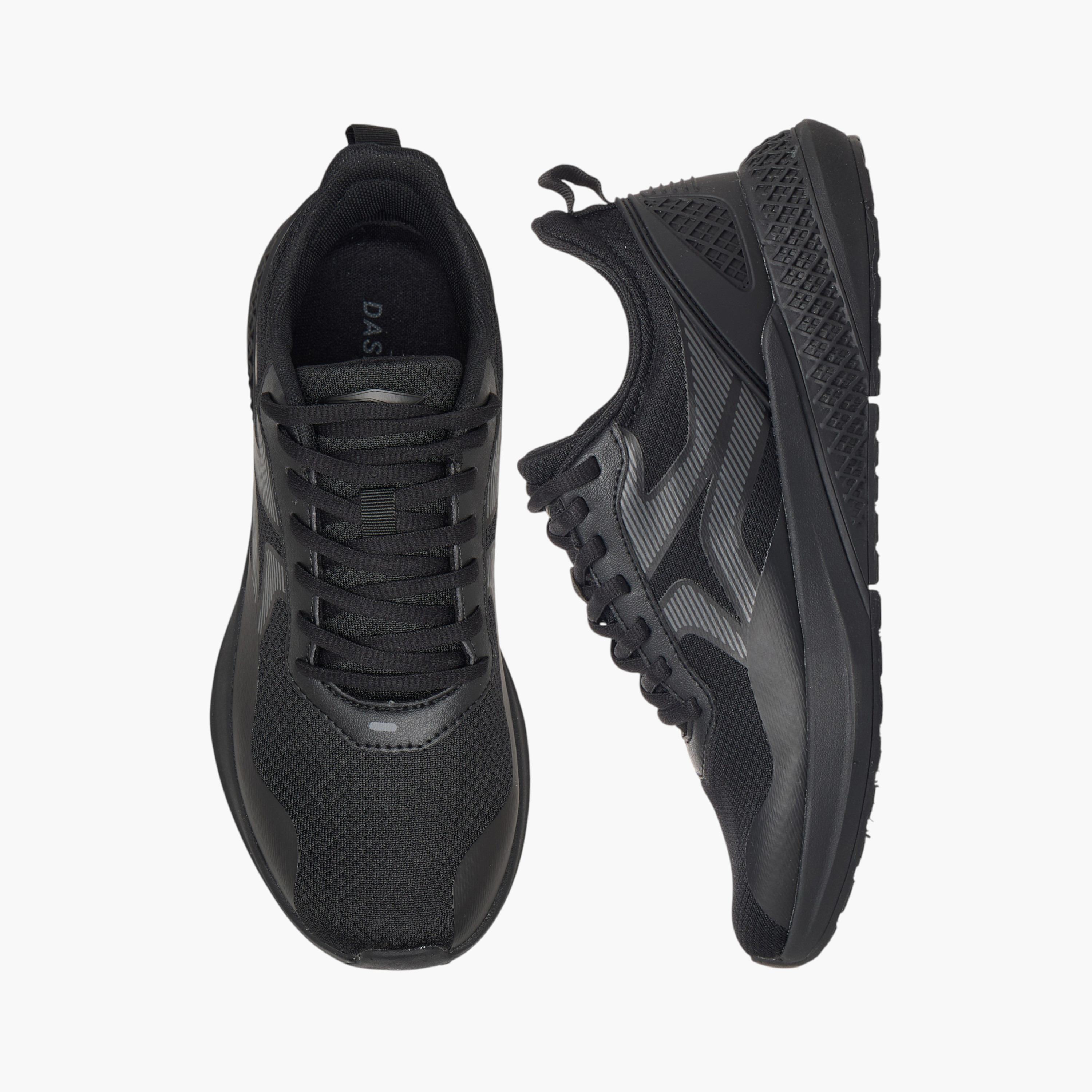 Dash Panelled Sports Shoes with Lace-Up Closure-women-shoes-sports-image-1