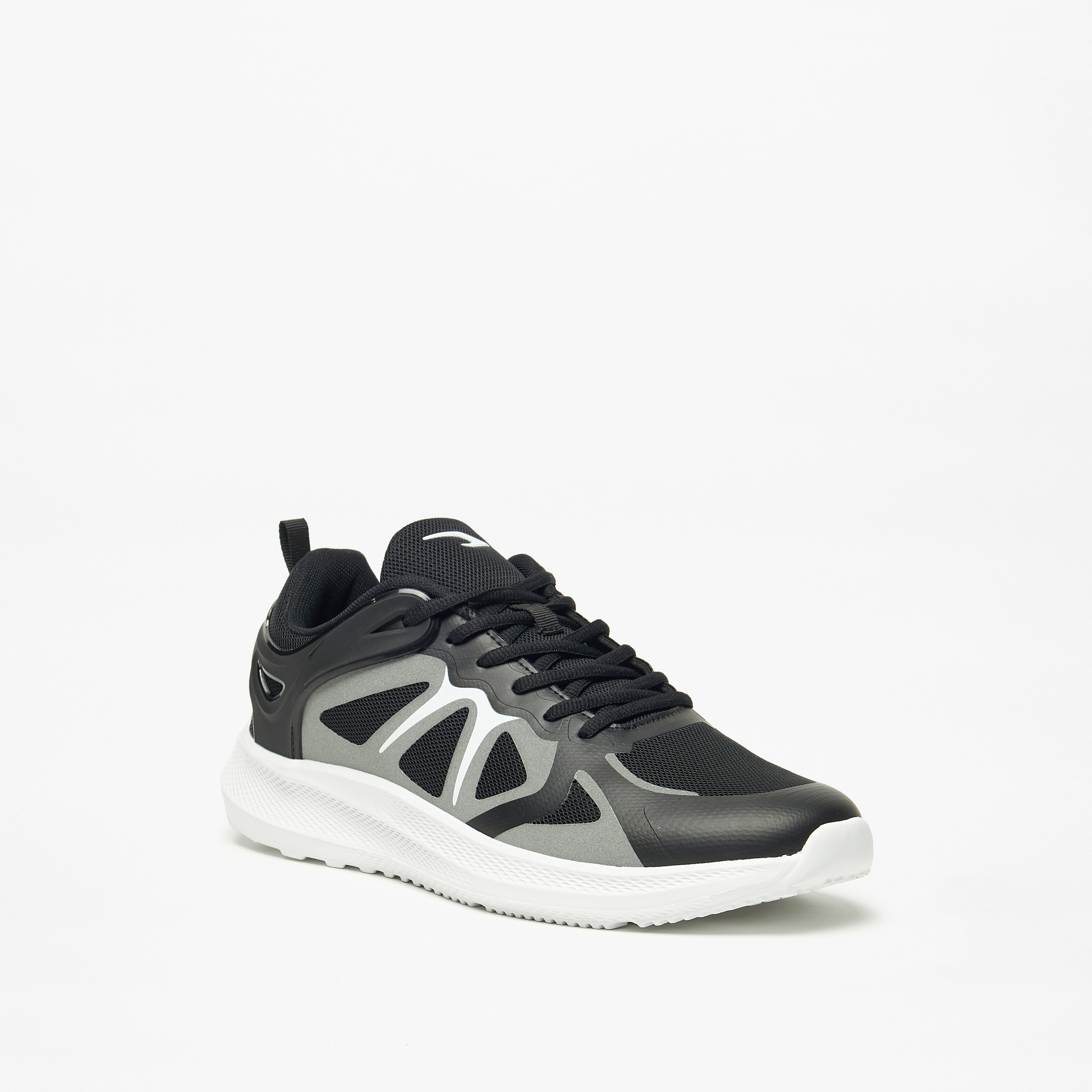 Shop Dash Textured Lace Up Walking Shoes Online Splash UAE