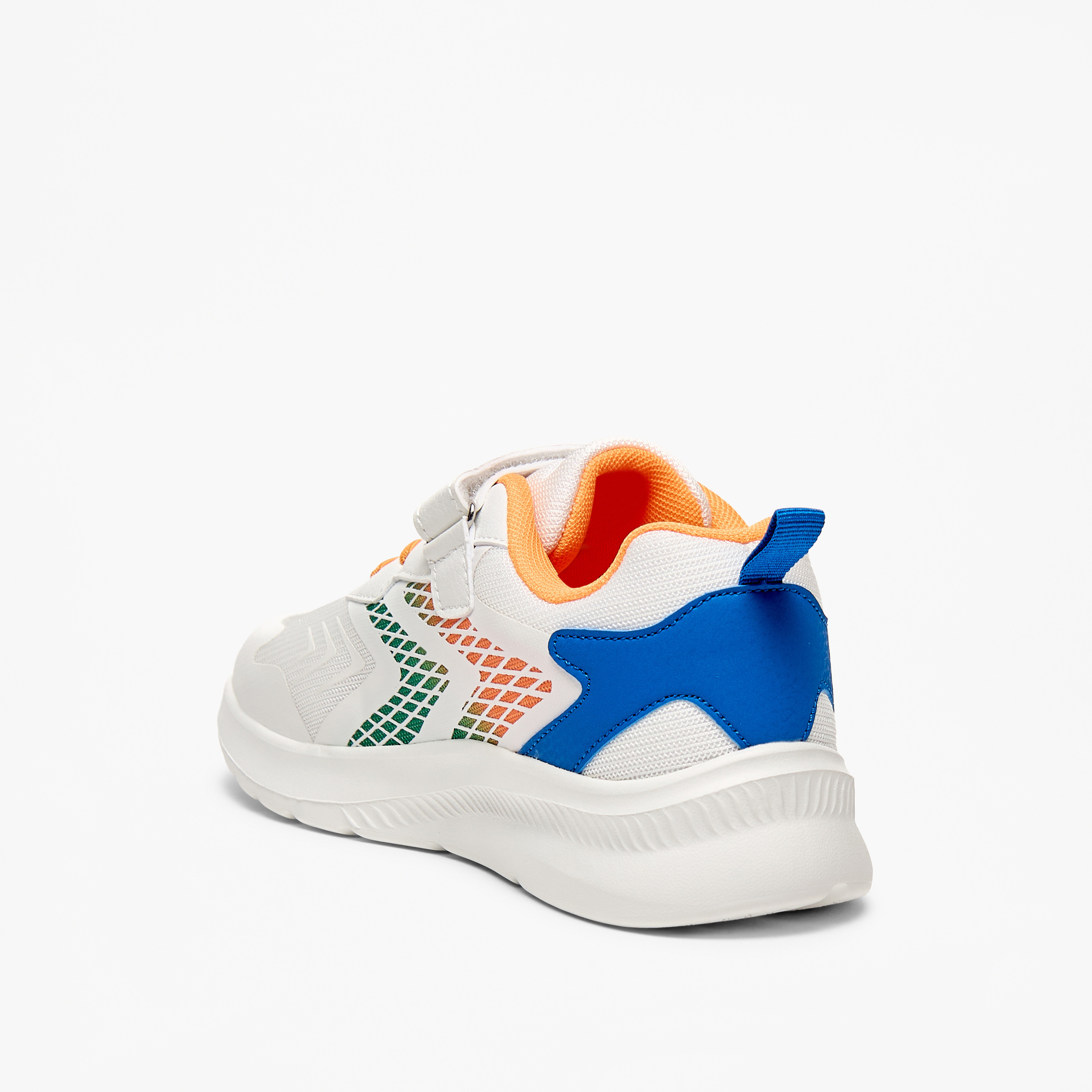 Dash Kids Hook & Loop Lightweight Walking Shoes-sports-boys-shoes-image-2