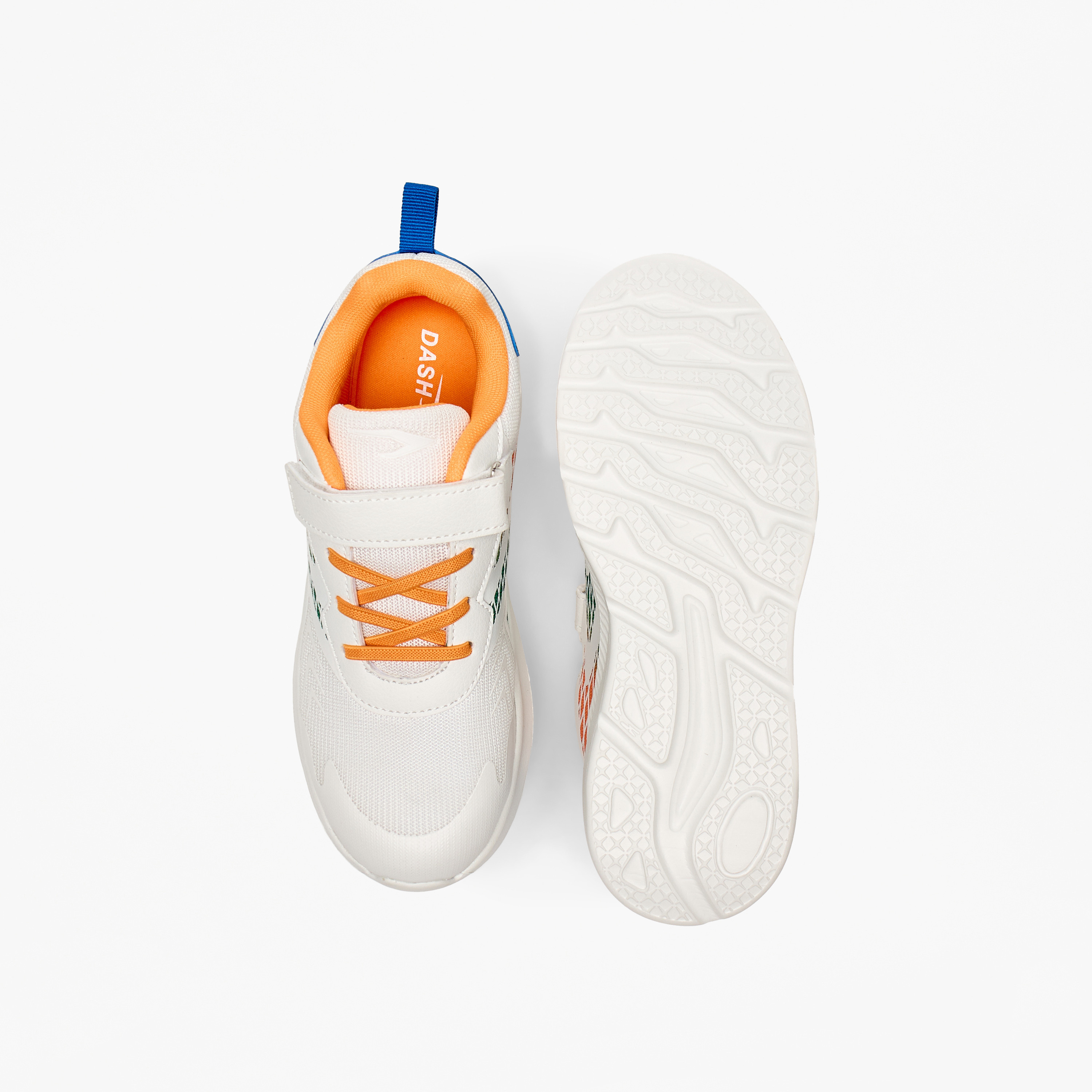 Dash Kids Hook & Loop Lightweight Walking Shoes-sports-boys-shoes-image-4