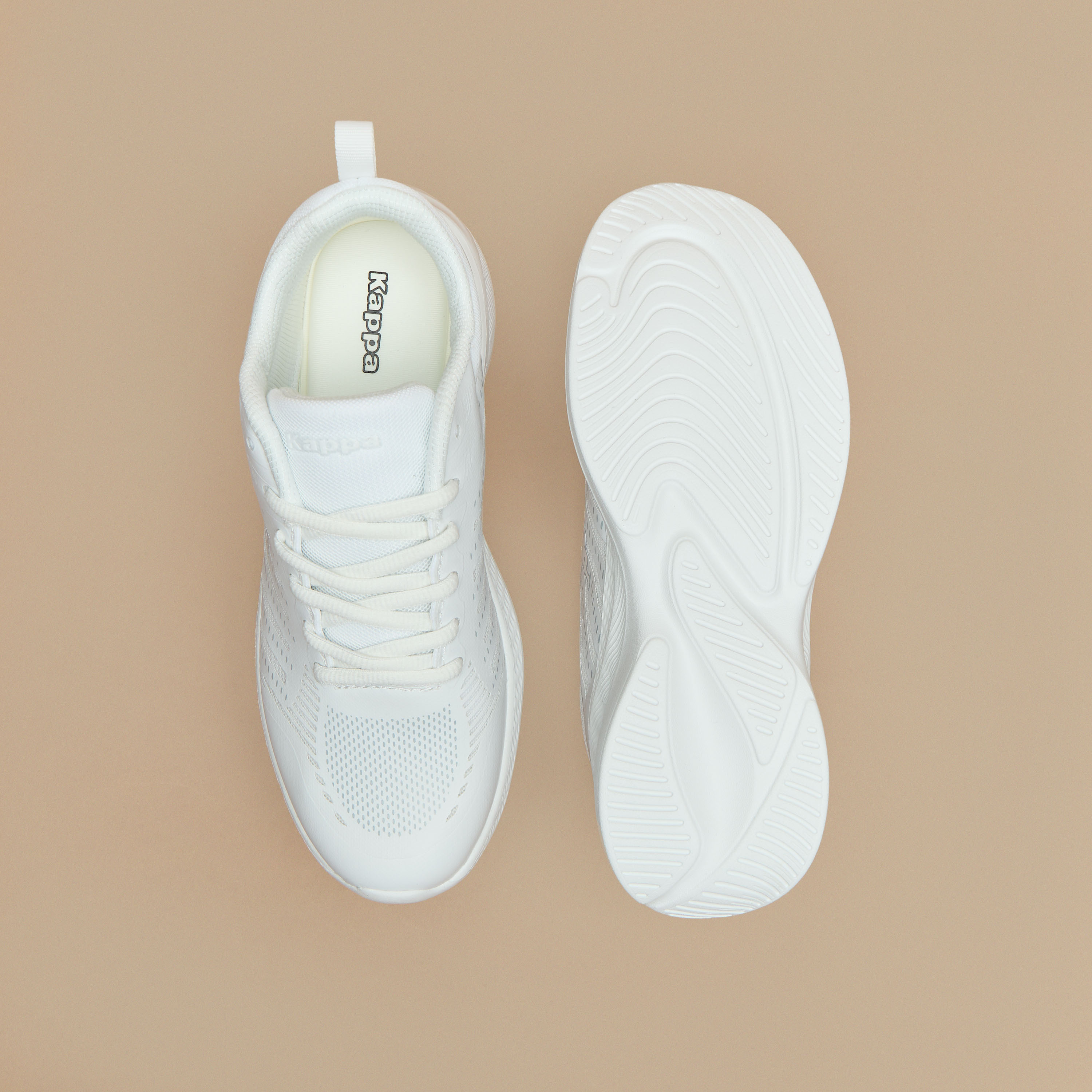 Kappa Women's Textured Sports Shoes with Lace-Up Closure-sports-women-shoes-image-4