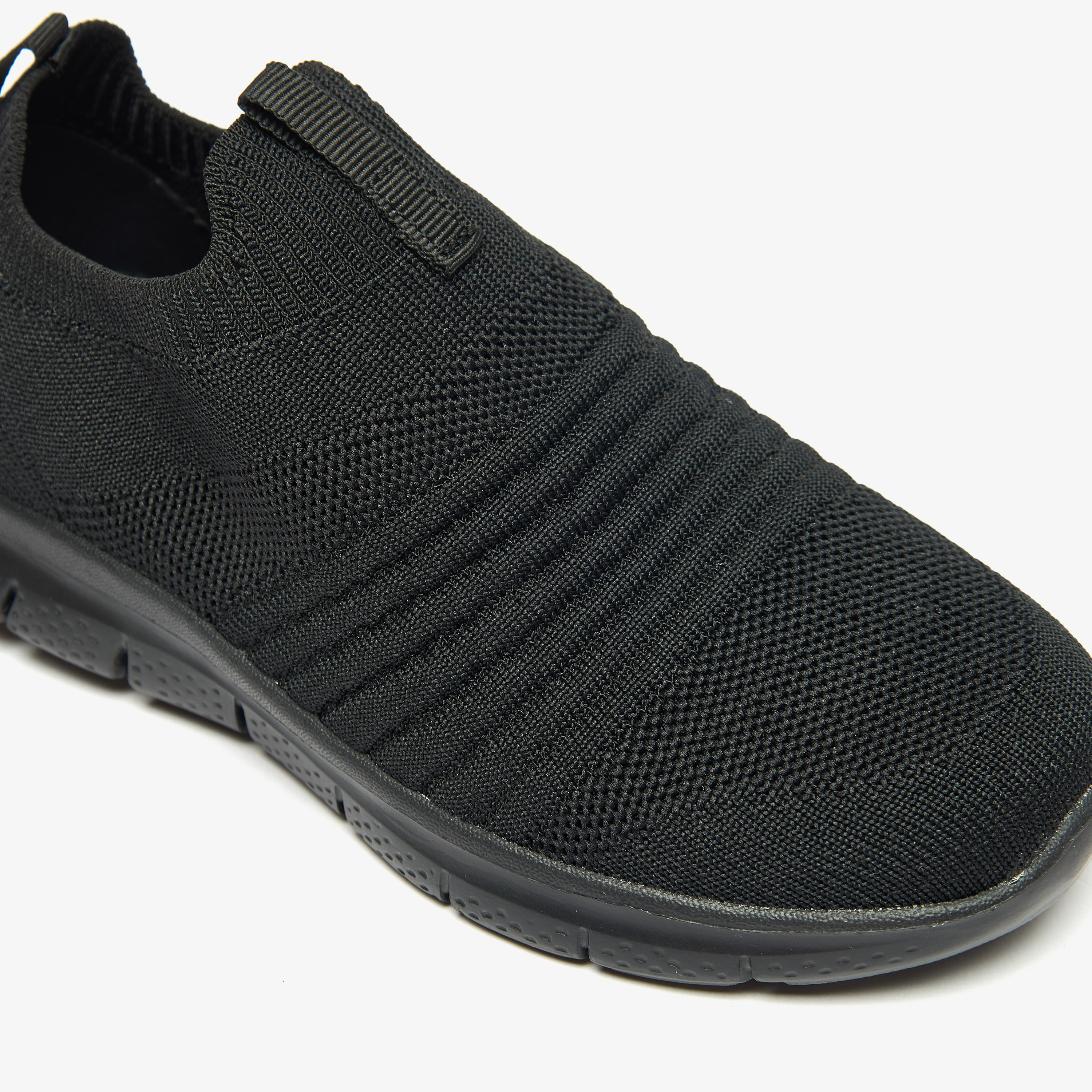 Dash Kids Textured Slip-On Lightweight Sports Shoes-sports-boys-shoes-image-10