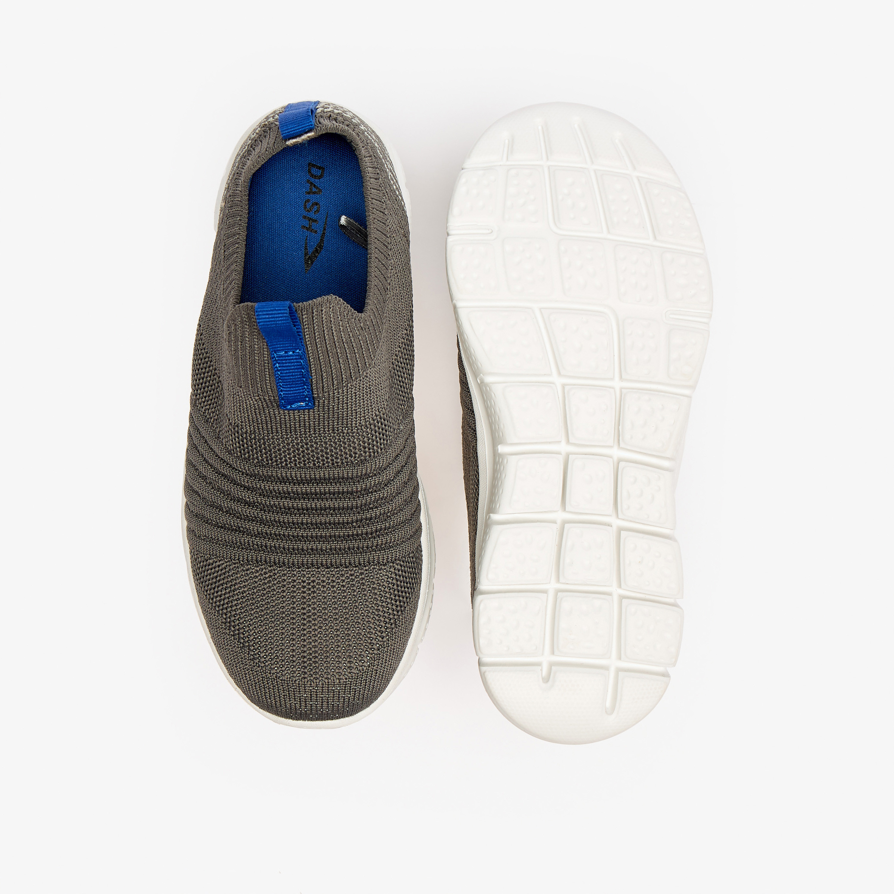 Dash Kids Textured Slip-On Lightweight Sports Shoes-sports-boys-shoes-image-4