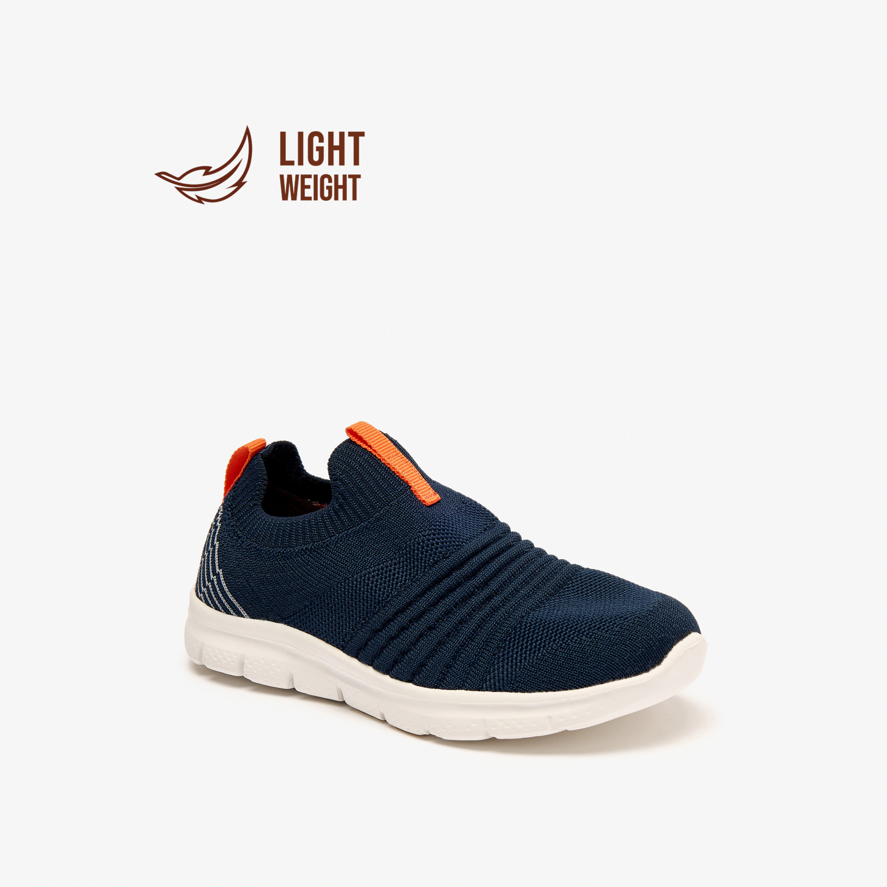 Dash Kids Textured Slip-On Lightweight Sports Shoes-sports-boys-shoes-image-1