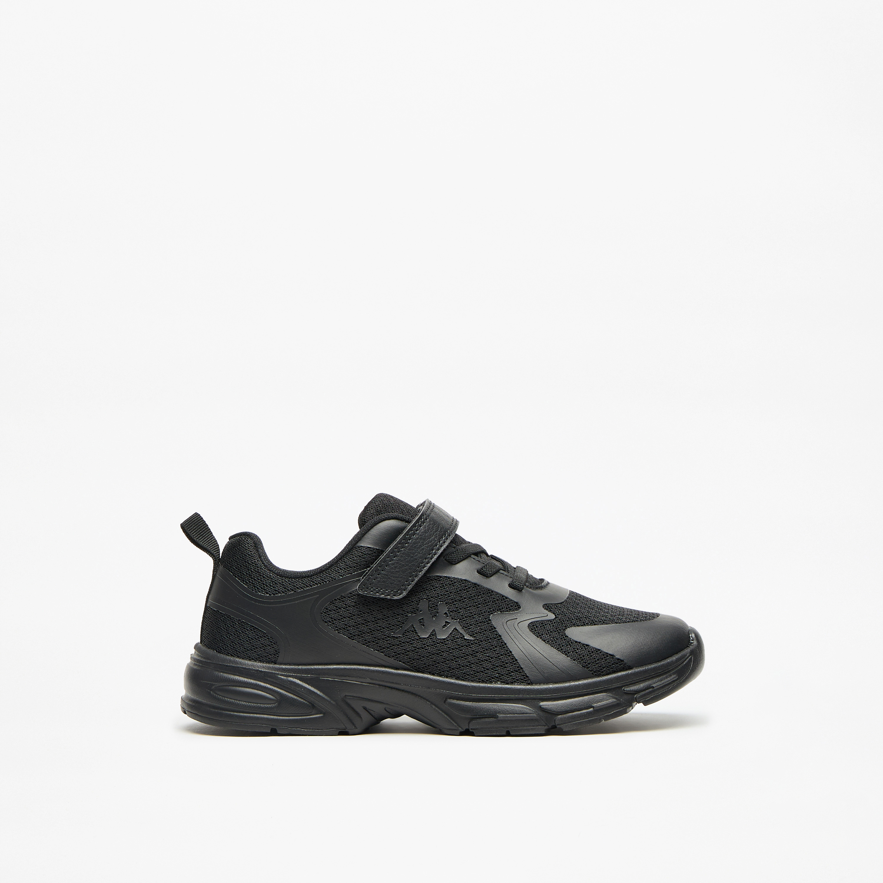 Kappa Kids Textured Sports Shoes with Hook and Loop Closure-sports-boys-shoes-image-3